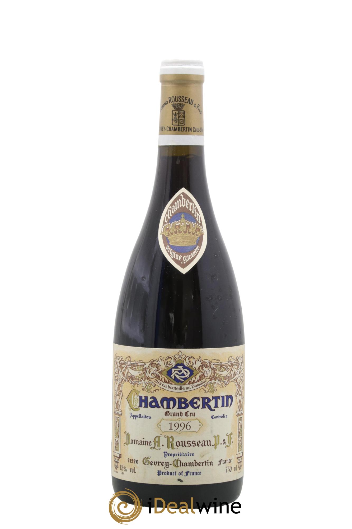 Chambertin Grand Cru Armand Rousseau (Domaine) 1996 - Lot of 1 bottle - 0