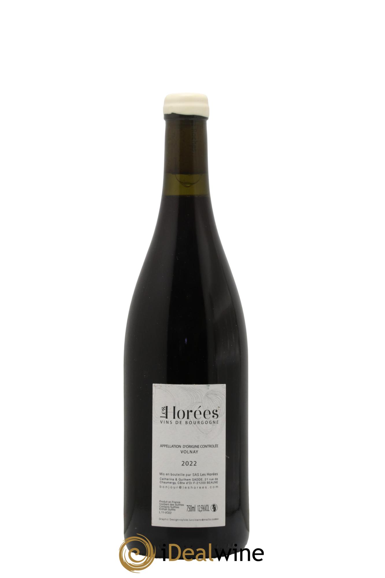Volnay Sur Roche Les Horées 2022 - Lot de 1 bouteille - 1