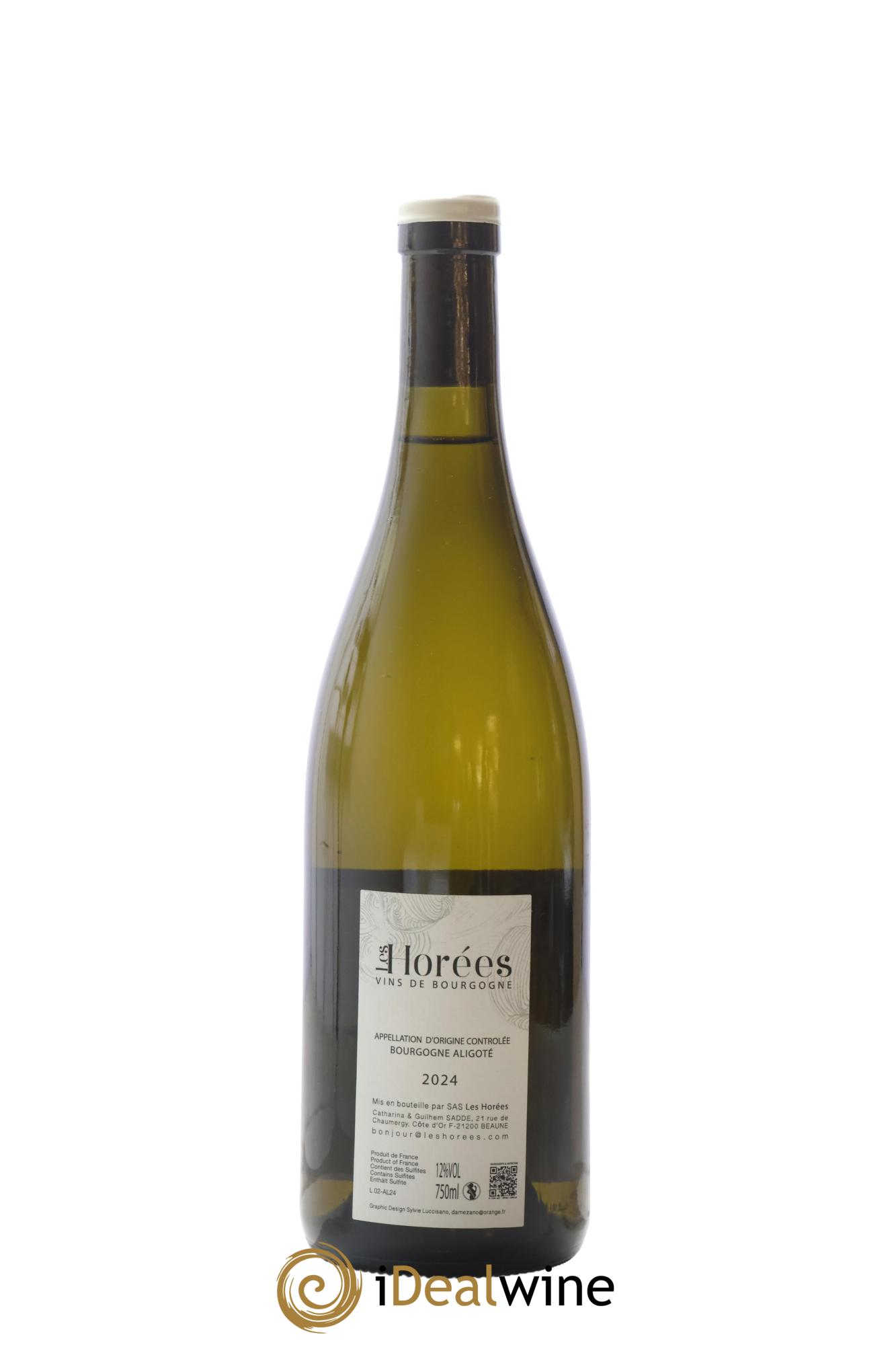 Bourgogne Aligoté En Coulezain Les Horées 2024 - Lot de 1 bouteille - 1