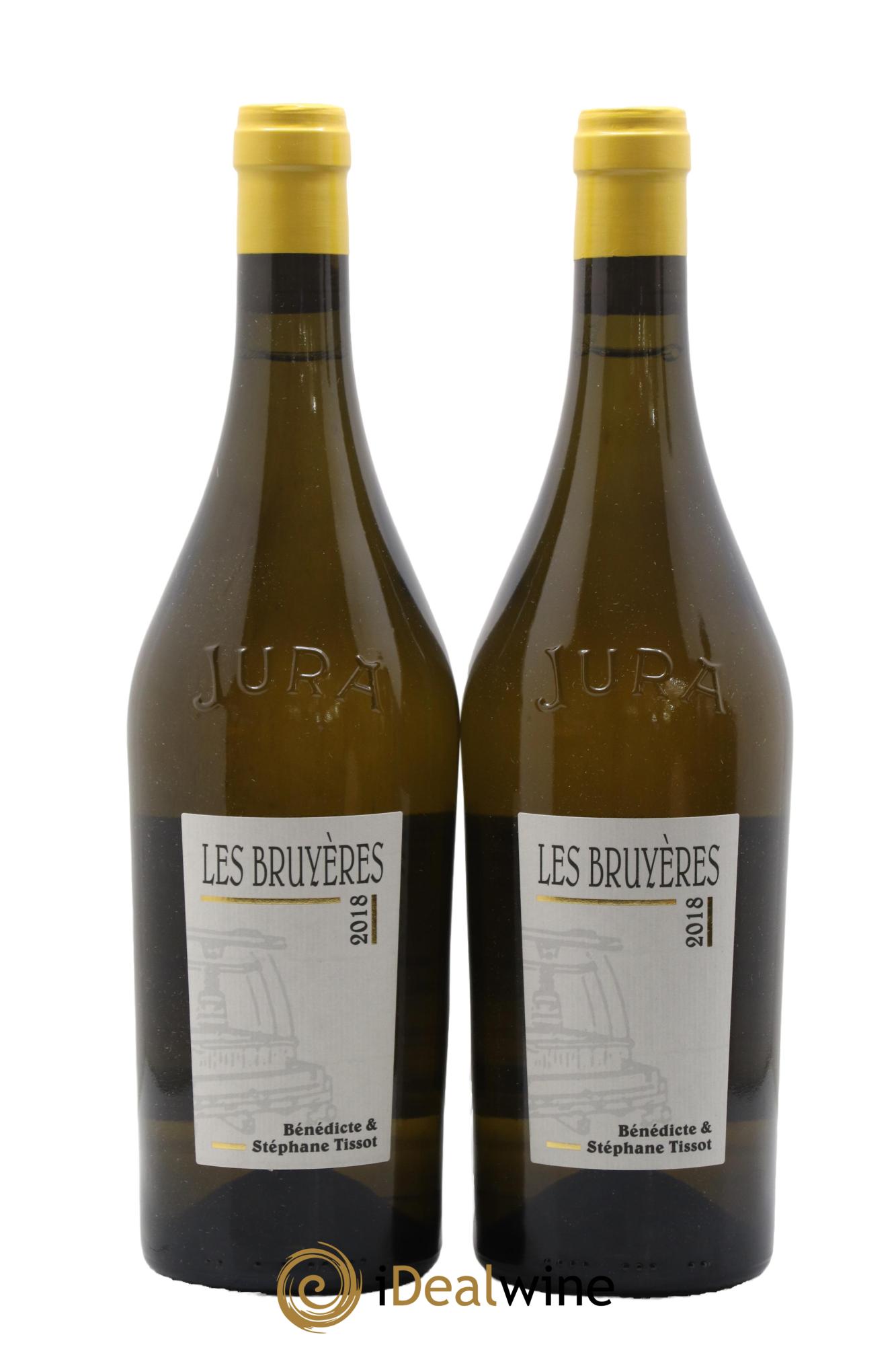 Arbois Chardonnay Les Bruyères Bénédicte et Stéphane Tissot 2018 - Lot de 2 bouteilles - 0