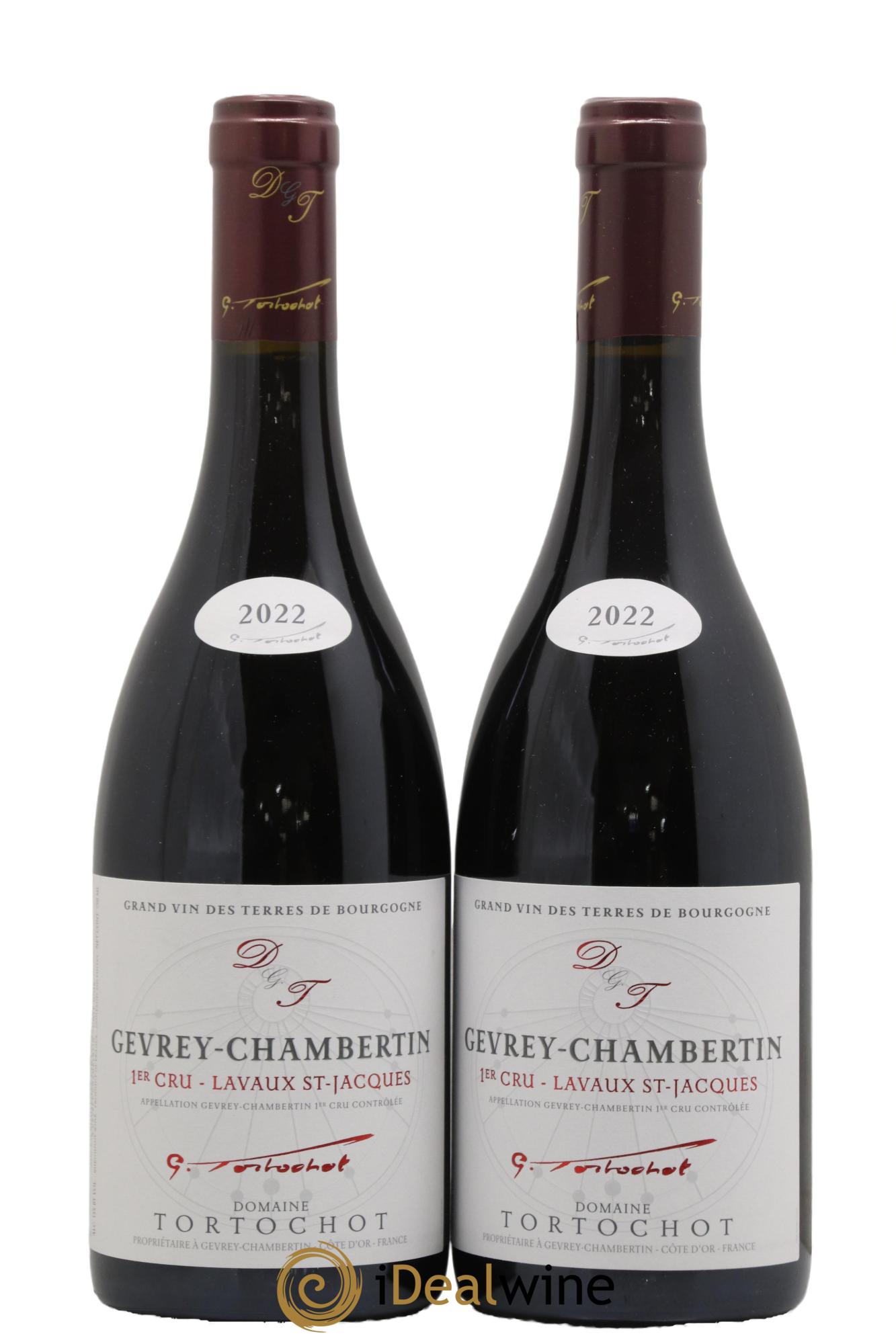 Gevrey-Chambertin 1er Cru Lavaux Saint Jacques Tortochot (Domaine) 2022 - Lot de 2 bouteilles - 0