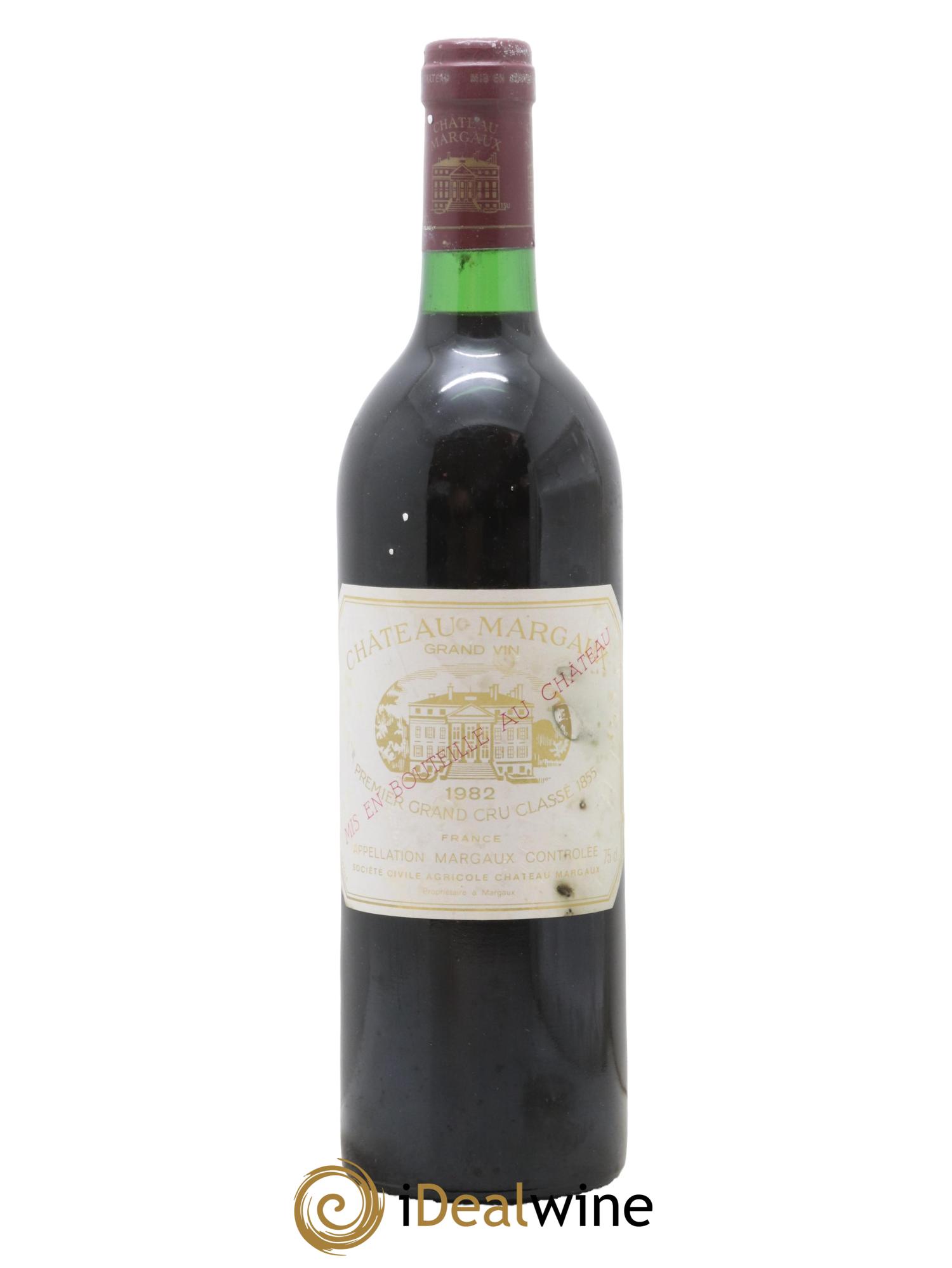 Château Margaux 1er Grand Cru Classé 1982 - Lot de 1 bouteille - 0