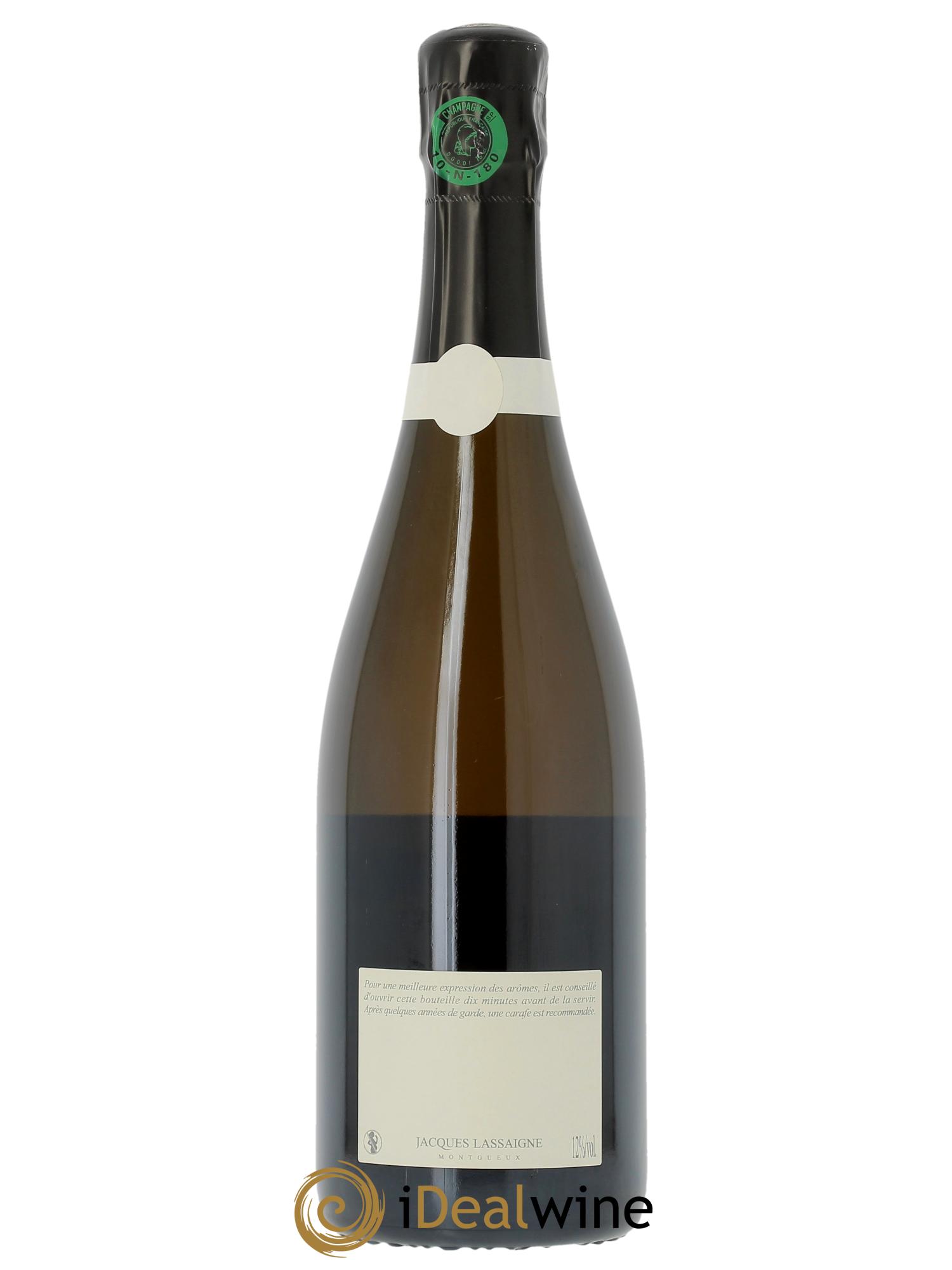 Blanc de Blancs millésimé Brut Nature Jacques Lassaigne  2016 - Lot de 1 bouteille - 1