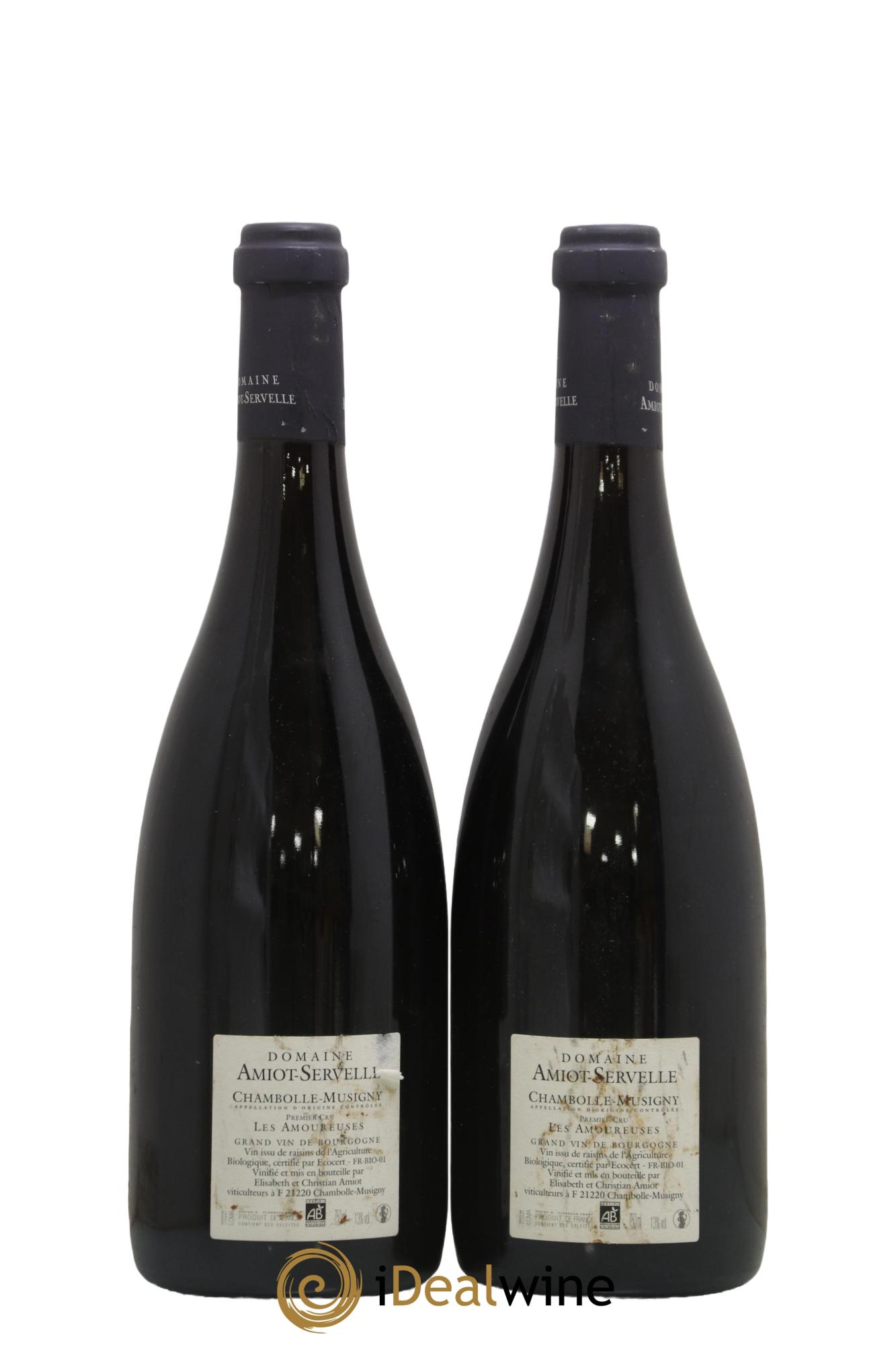 Chambolle-Musigny 1er Cru Les Amoureuses Amiot-Servelle 2009 - Lot de 2 bouteilles - 1