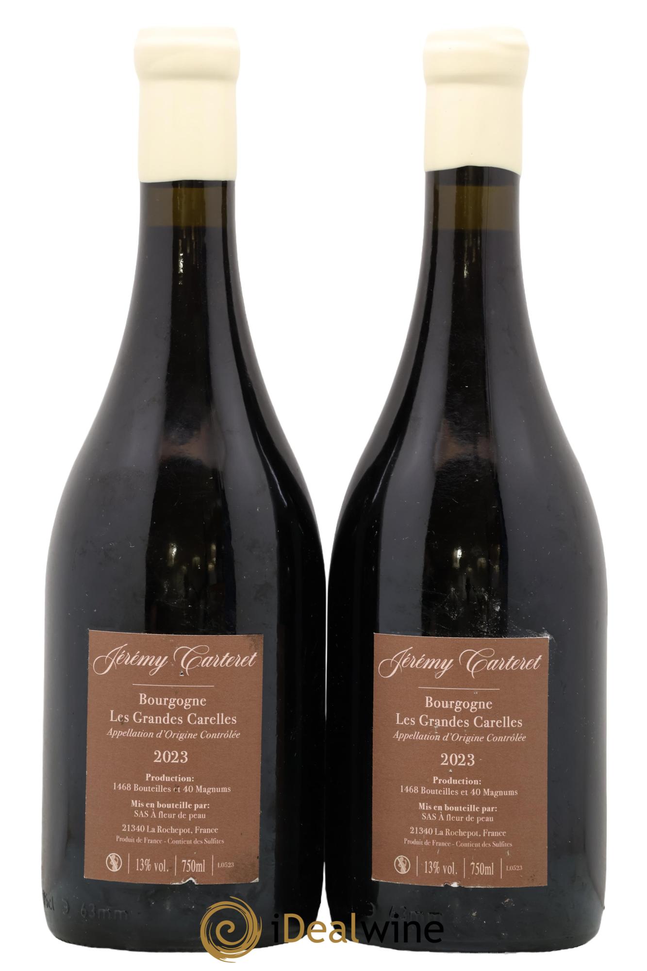 Bourgogne Les Grandes Carelles Jérémy Carteret 2023 - Lot de 2 bouteilles - 1