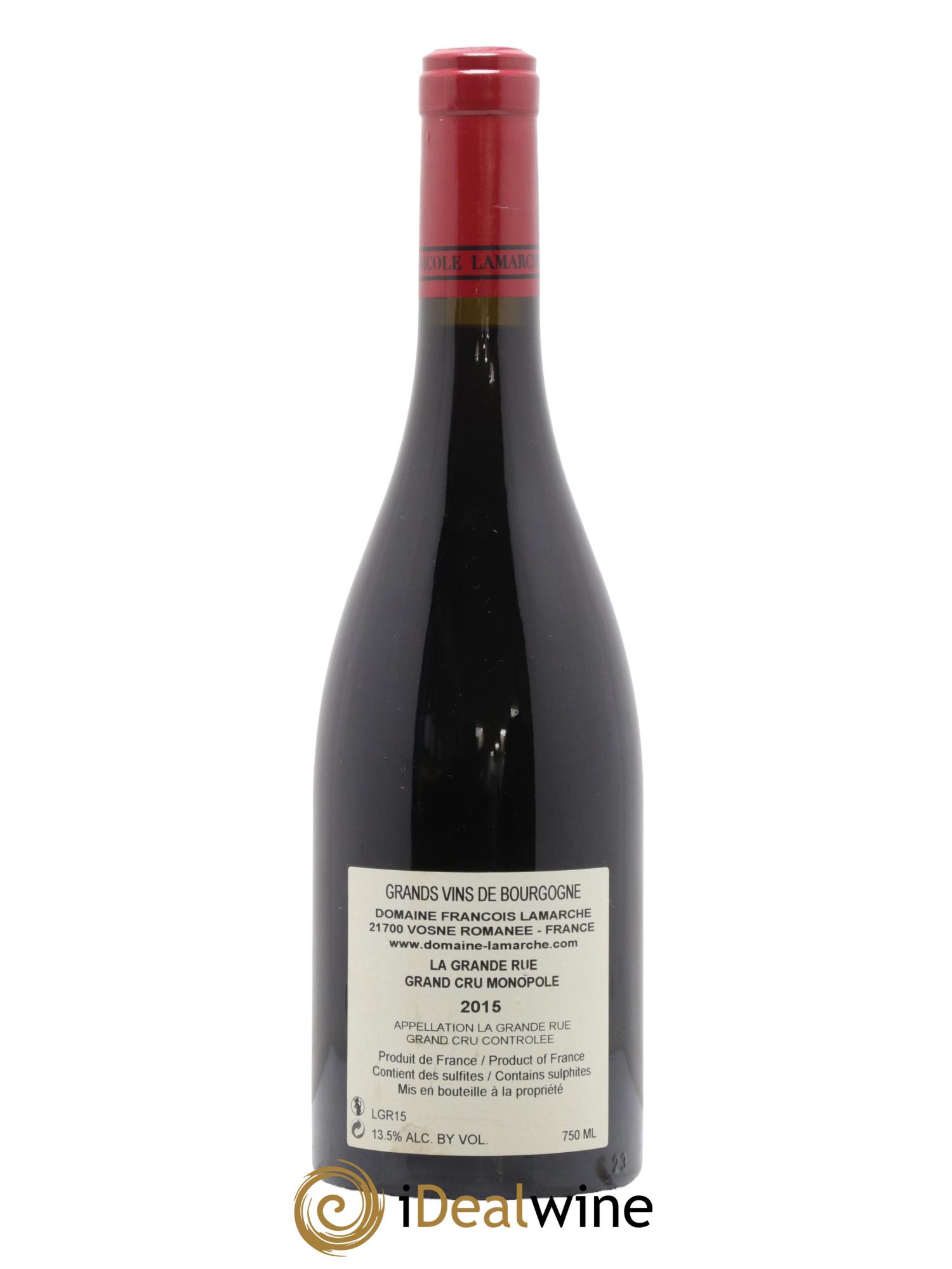 La Grande Rue Grand Cru Lamarche (Domaine) 2015 - Lotto di 1 bottiglia - 1
