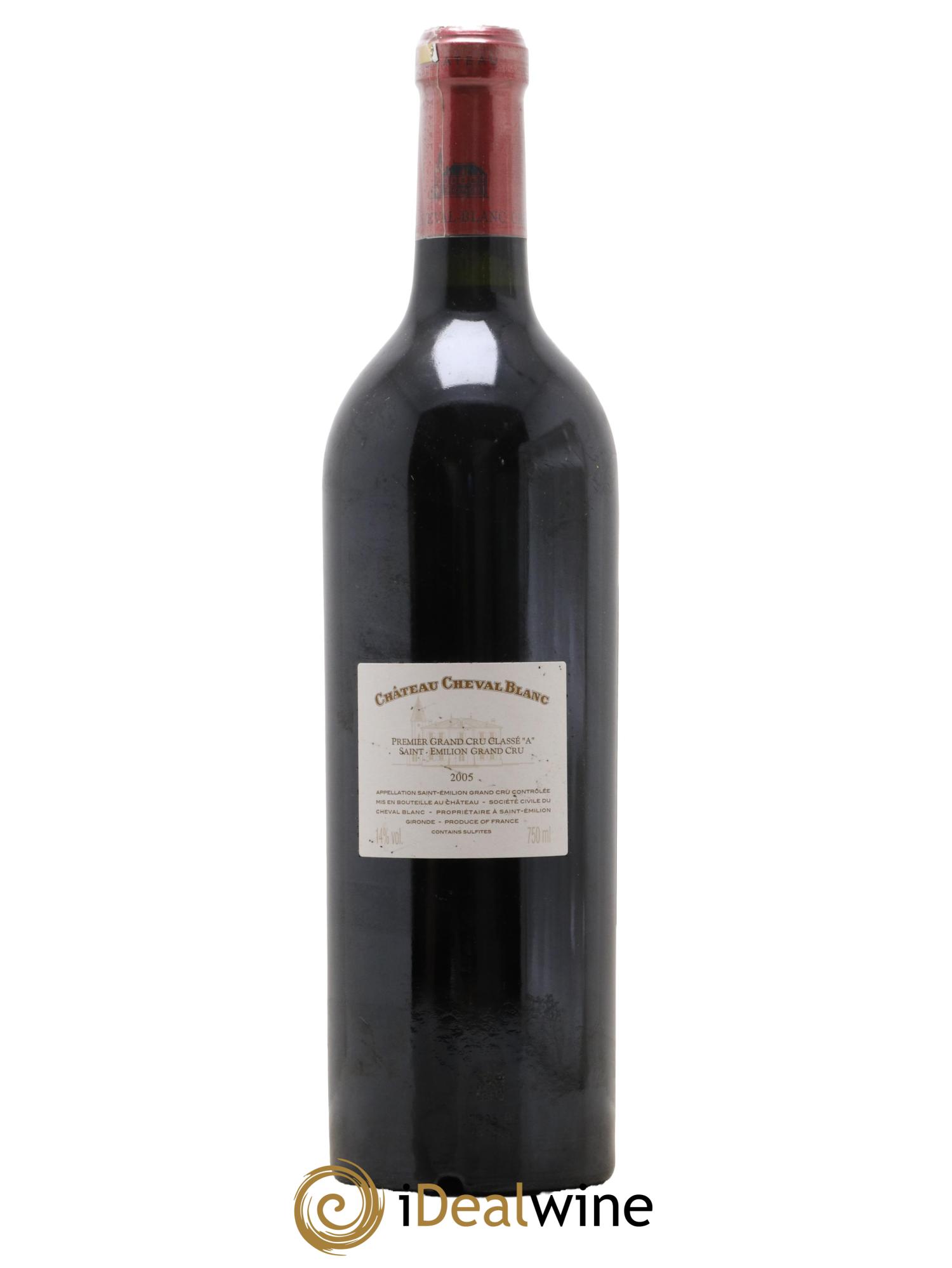 Château Cheval Blanc 1er Grand Cru Classé A  2005 - Lot of 1 bottle - 1