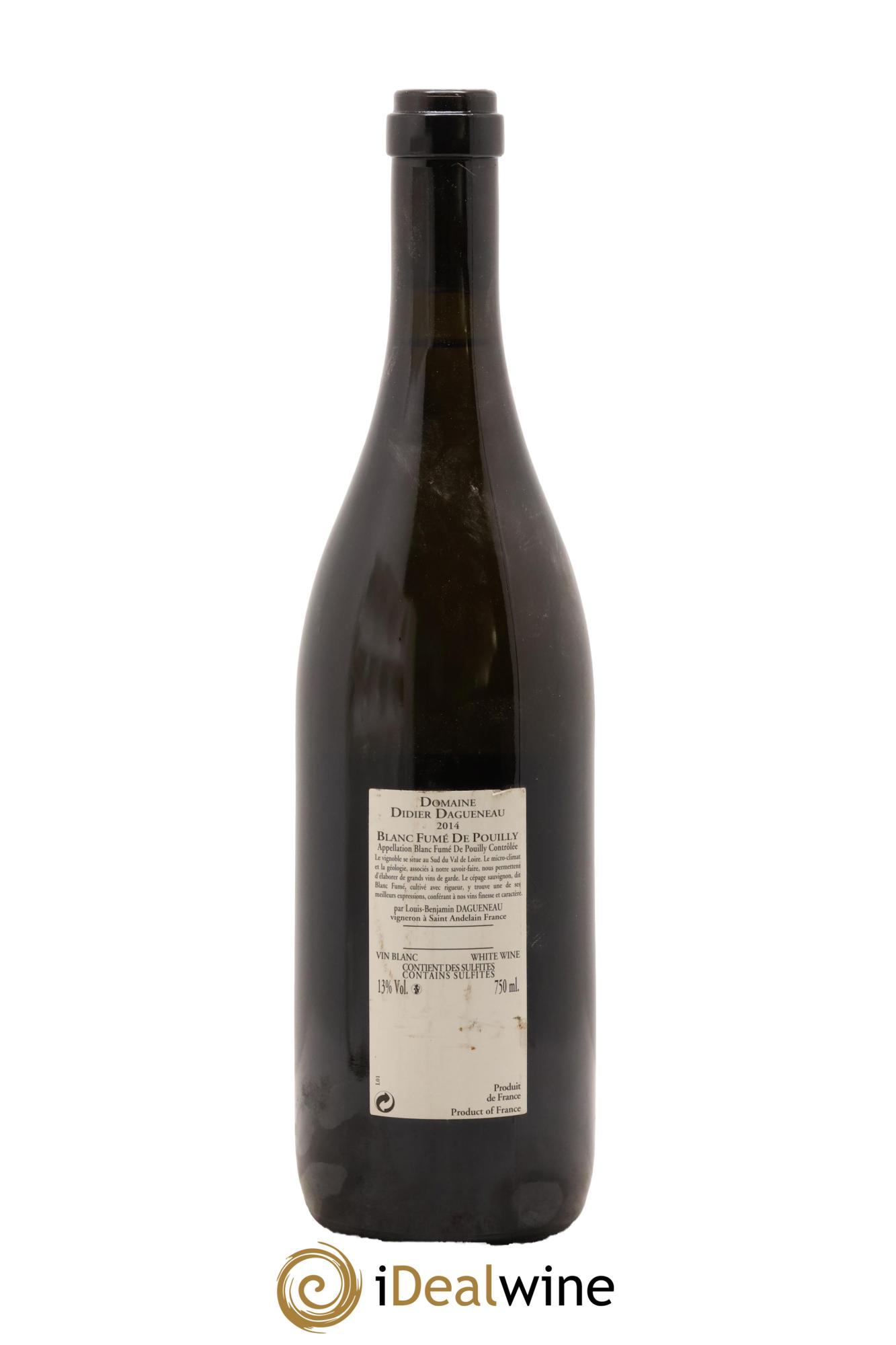 Pouilly-Fumé Buisson Renard Dagueneau (Domaine Didier - Louis-Benjamin) 2014 - Posten von 1 Flasche - 1