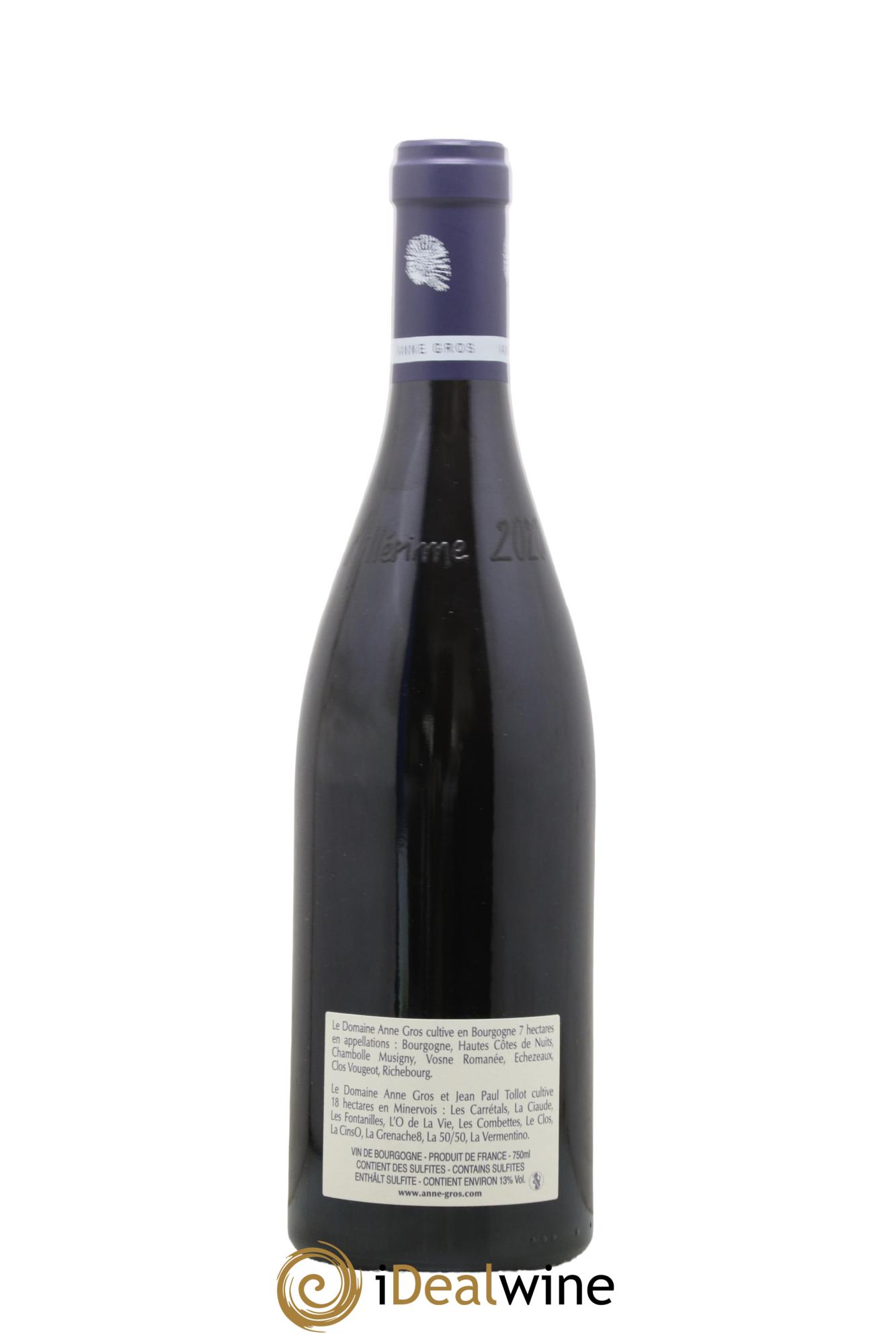 Vosne-Romanée Les Barreaux Anne Gros  2020 - Lotto di 1 bottiglia - 1