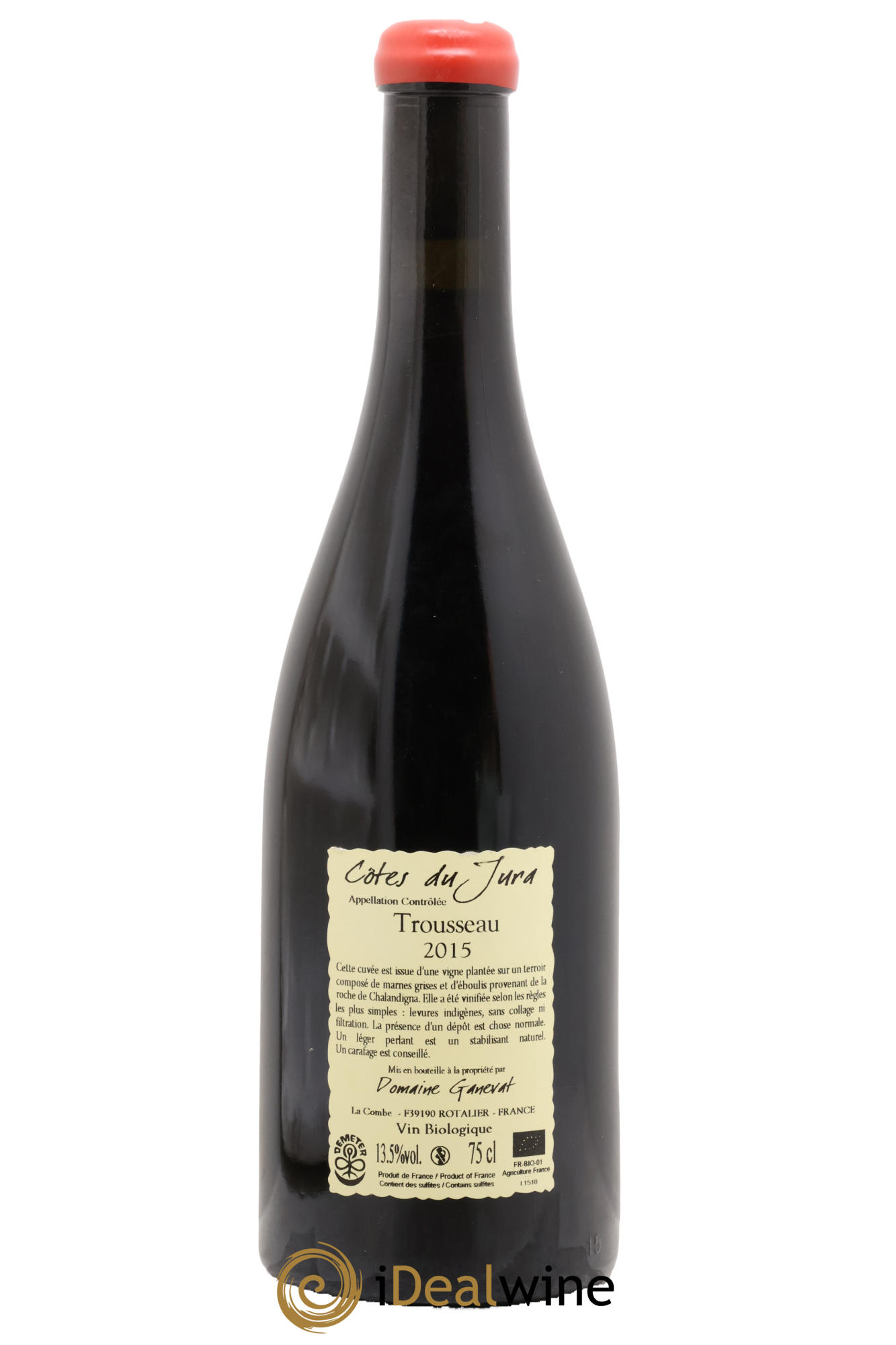 Côtes du Jura Plein Sud Jean-François Ganevat (Domaine) 2015 - Lot de 1 bouteille - 1