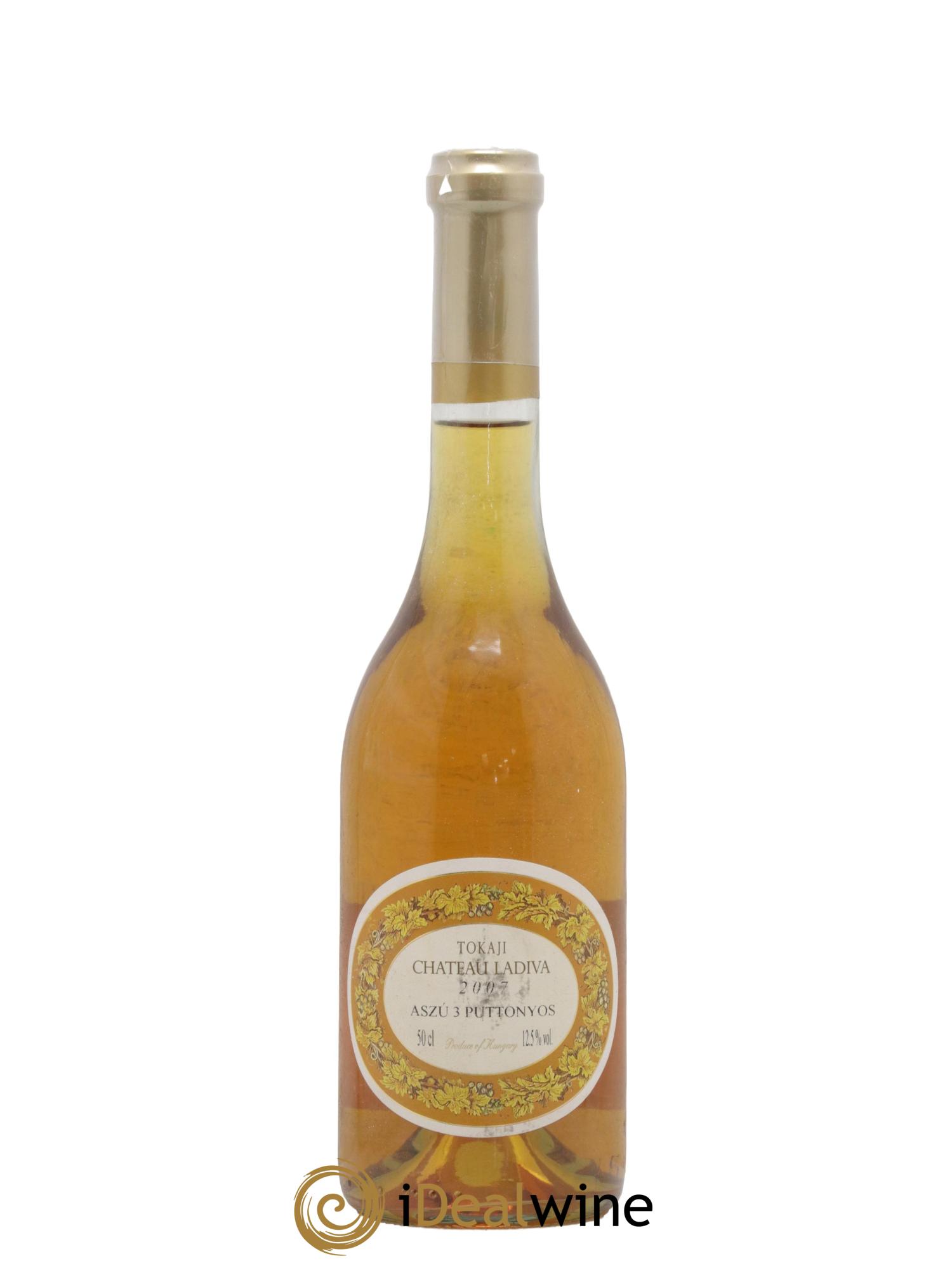 Tokaji hâteau Ladiva Aszu 3 Puttonyos 2007 - Lotto di 1 formato 50cl - 0
