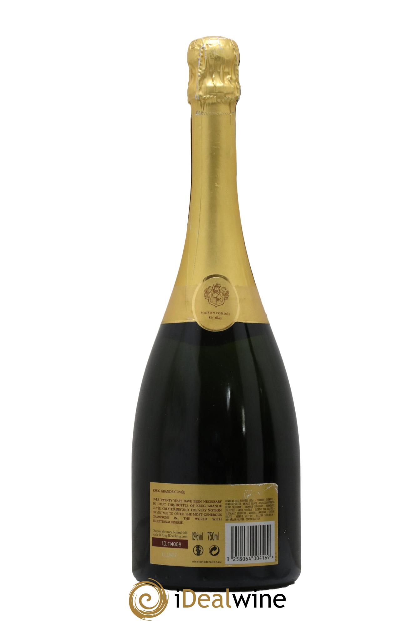 Grande Cuvée - 162ème édition Krug - Lot of 1 bottle - 1