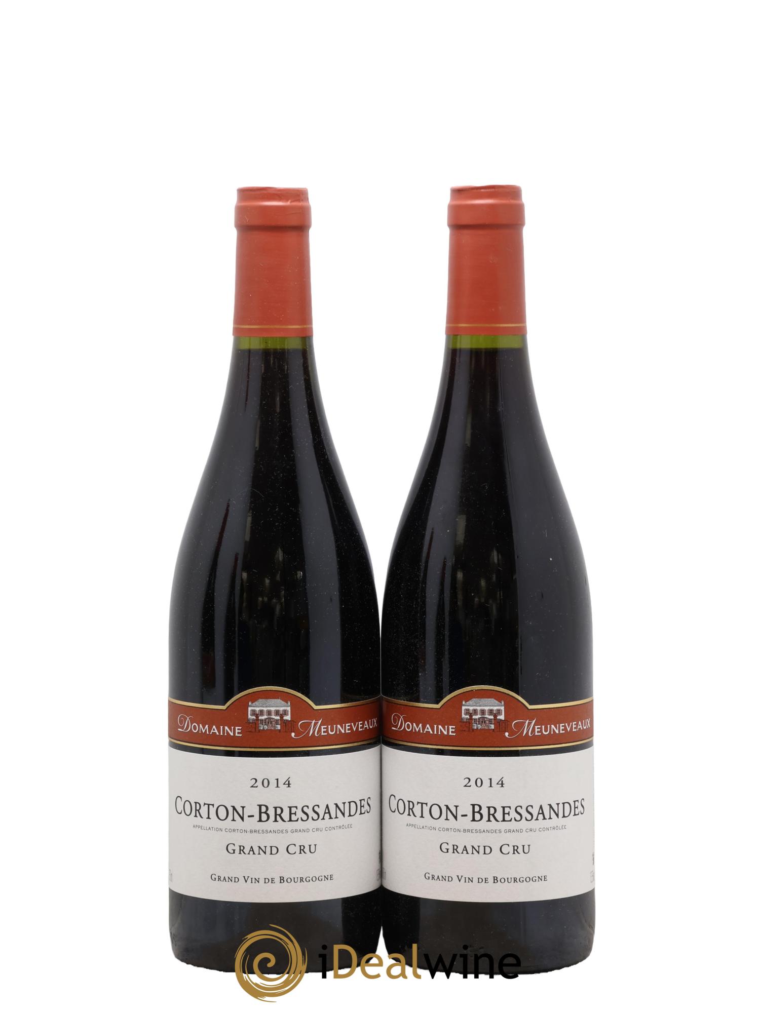 Corton Grand Cru Bressandes Domaine Meuneveaux 2014 - Lot of 2 bottles - 0