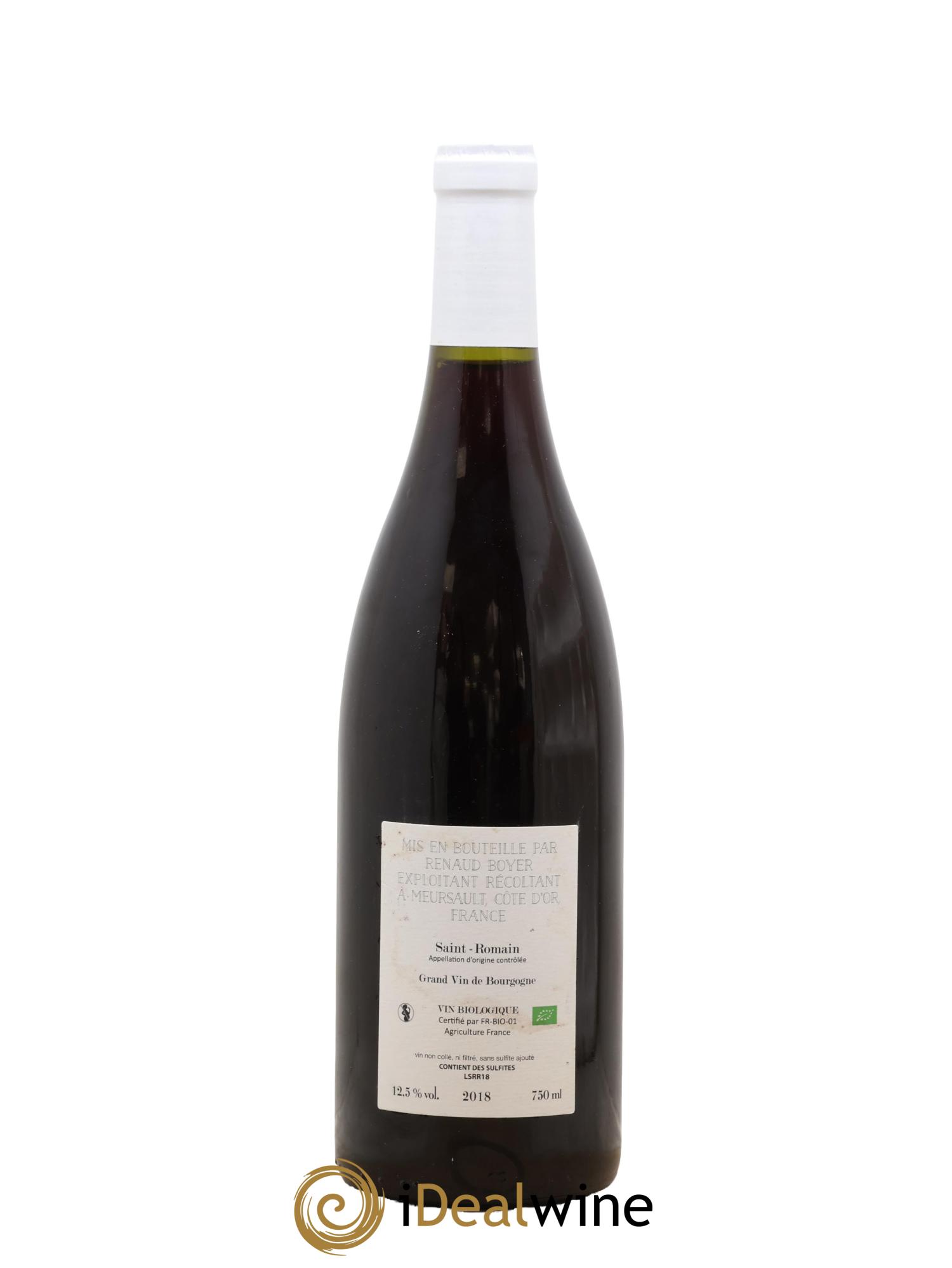 Saint-Romain Renaud Boyer 2018 - Posten von 1 Flasche - 1