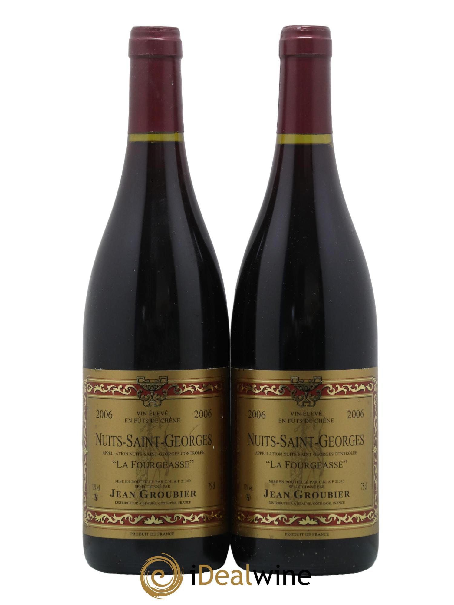 Nuits-Saint-Georges La Fourgeasse Jean Groubier 2006 - Lot de 2 bouteilles - 0