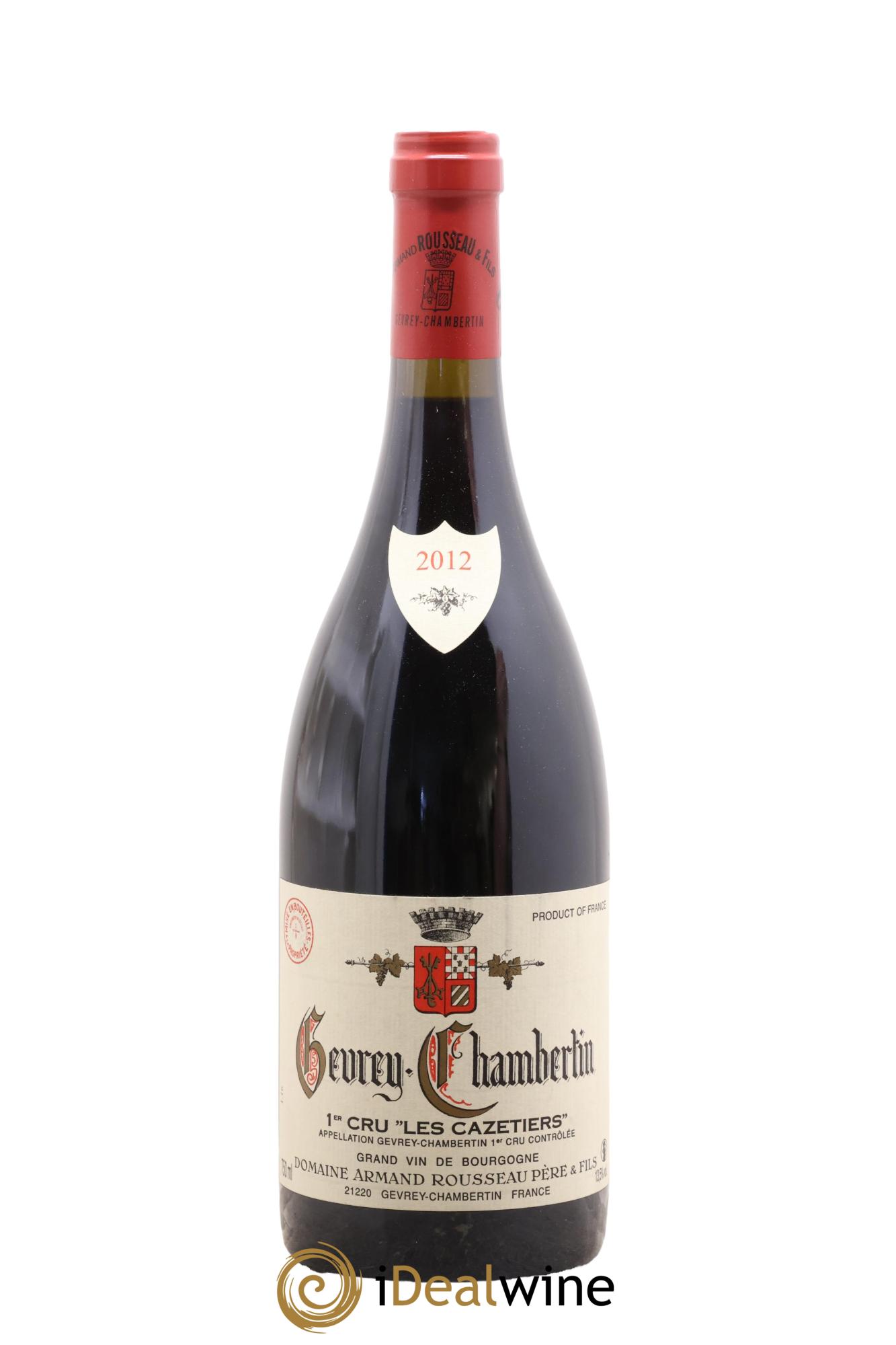 Gevrey-Chambertin 1er Cru Les Cazetiers Armand Rousseau (Domaine) 2012 - Posten von 1 Flasche - 0