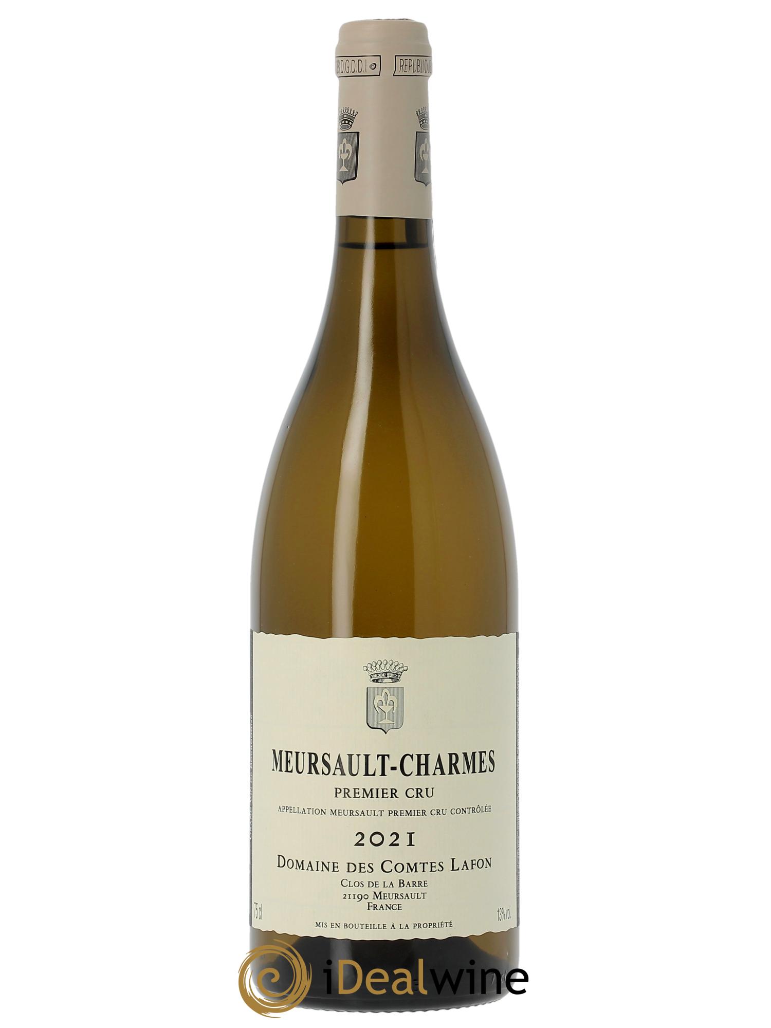 Meursault 1er Cru Charmes Comtes Lafon (Domaine des) 2021 - Lot de 1 bouteille - 0