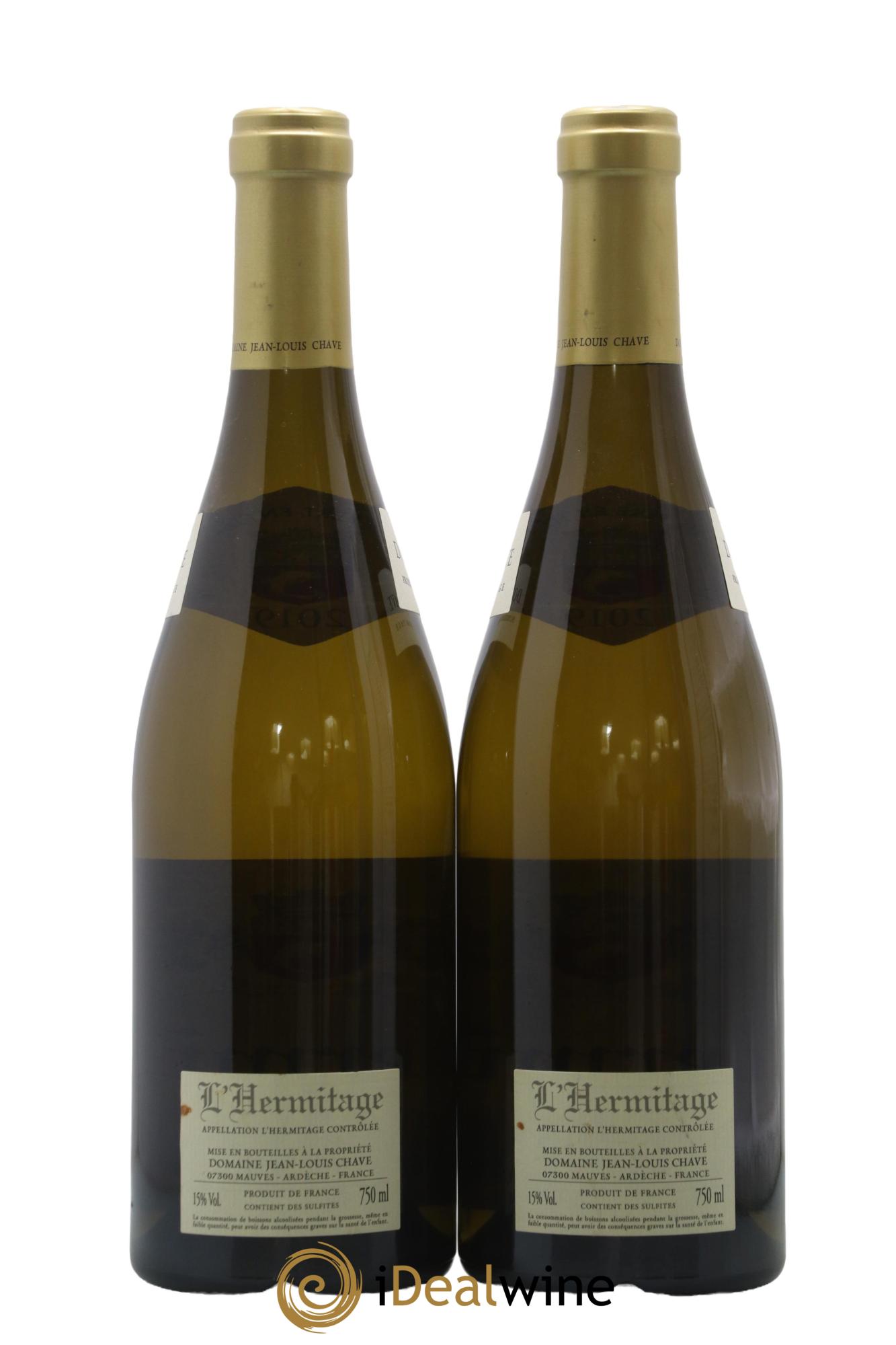 Hermitage Jean-Louis Chave 2019 - Lot of 2 bottles - 1