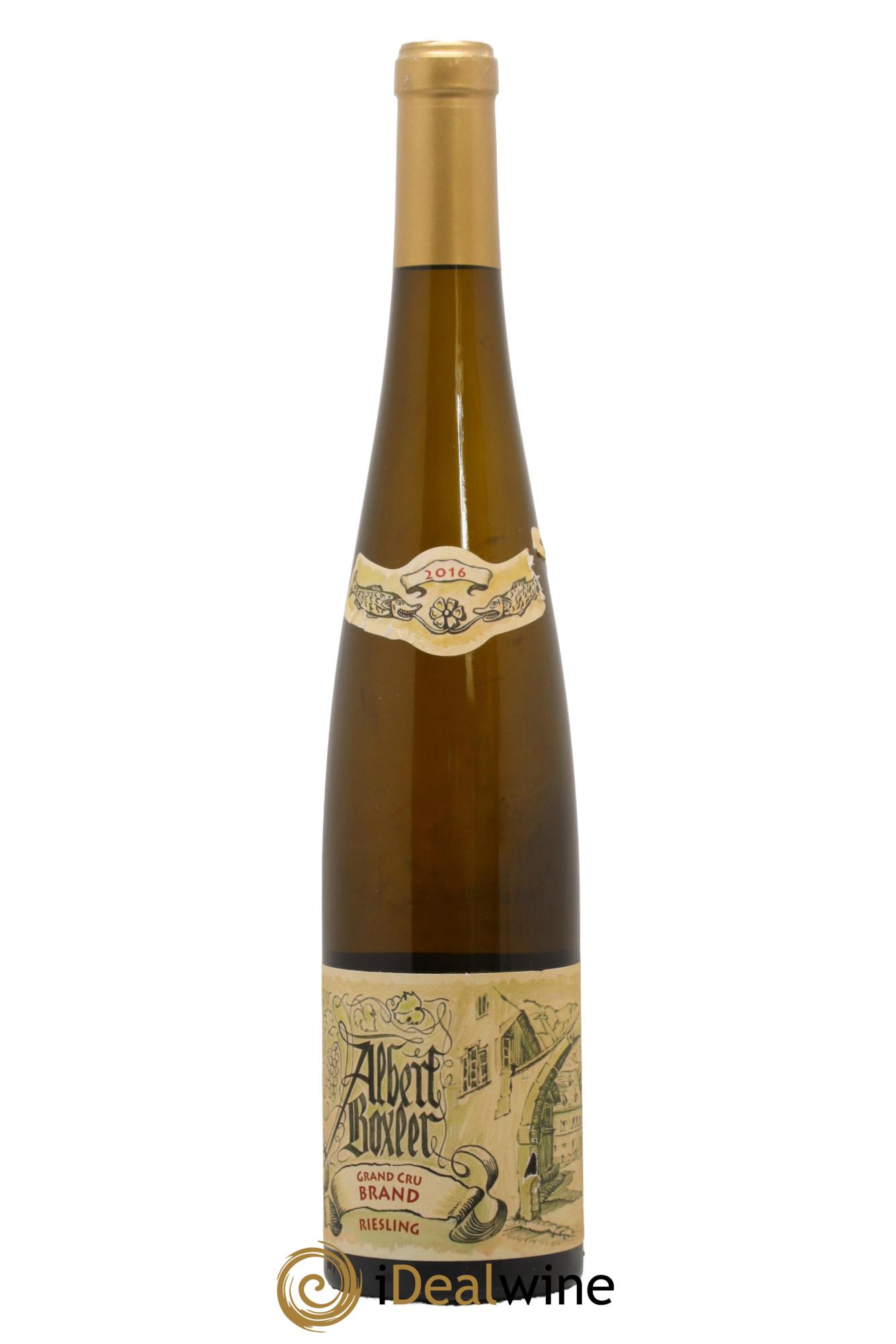 Alsace Riesling Grand Cru Brand K Albert Boxler 2016 - Lot de 1 bouteille - 0
