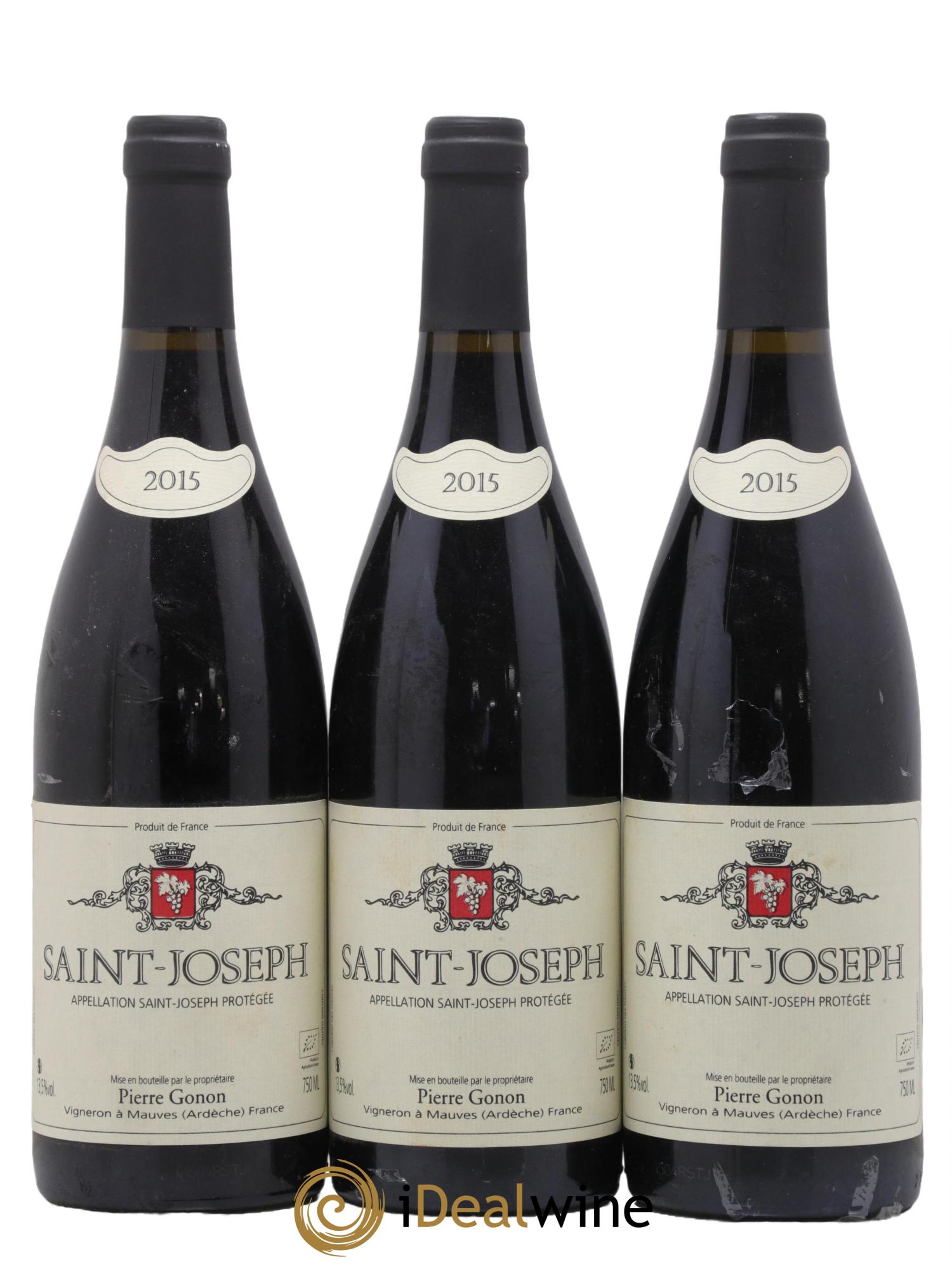 Saint-Joseph Gonon (Domaine) 2015 - Lot de 3 bouteilles - 0