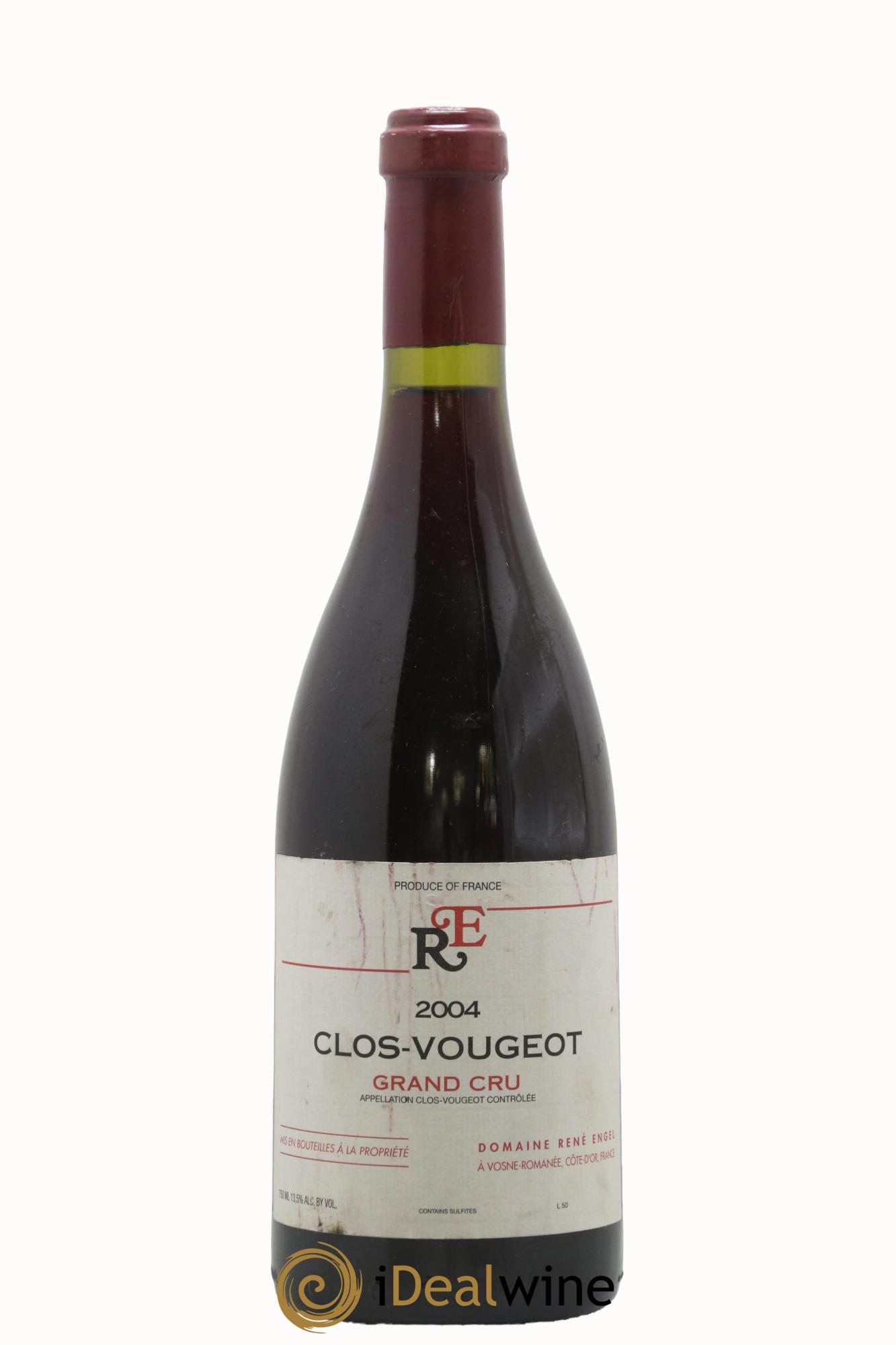 Clos de Vougeot Grand Cru Domaine René Engel - Domaine Eugénie 2004 - Posten von 1 Flasche - 0