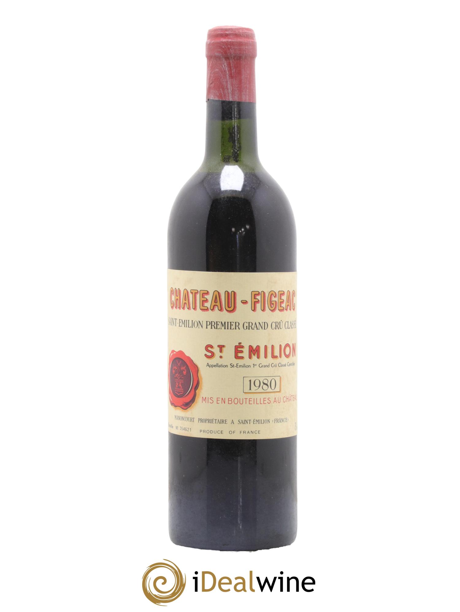 Château Figeac 1er Grand Cru Classé A 1980 - Lot de 1 bouteille - 0