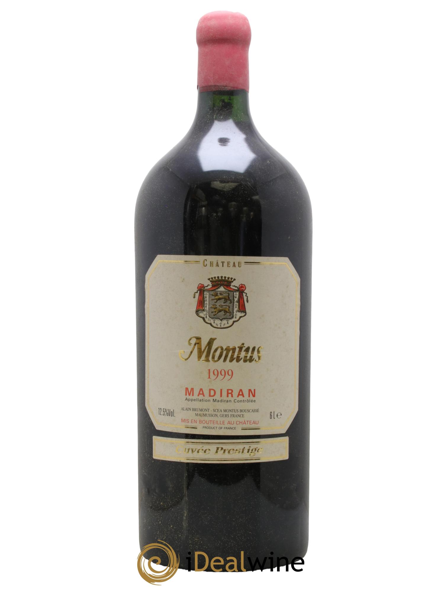 Madiran Château Montus-Prestige Alain Brumont 1999 - Posten von 1 Imperiale - 0