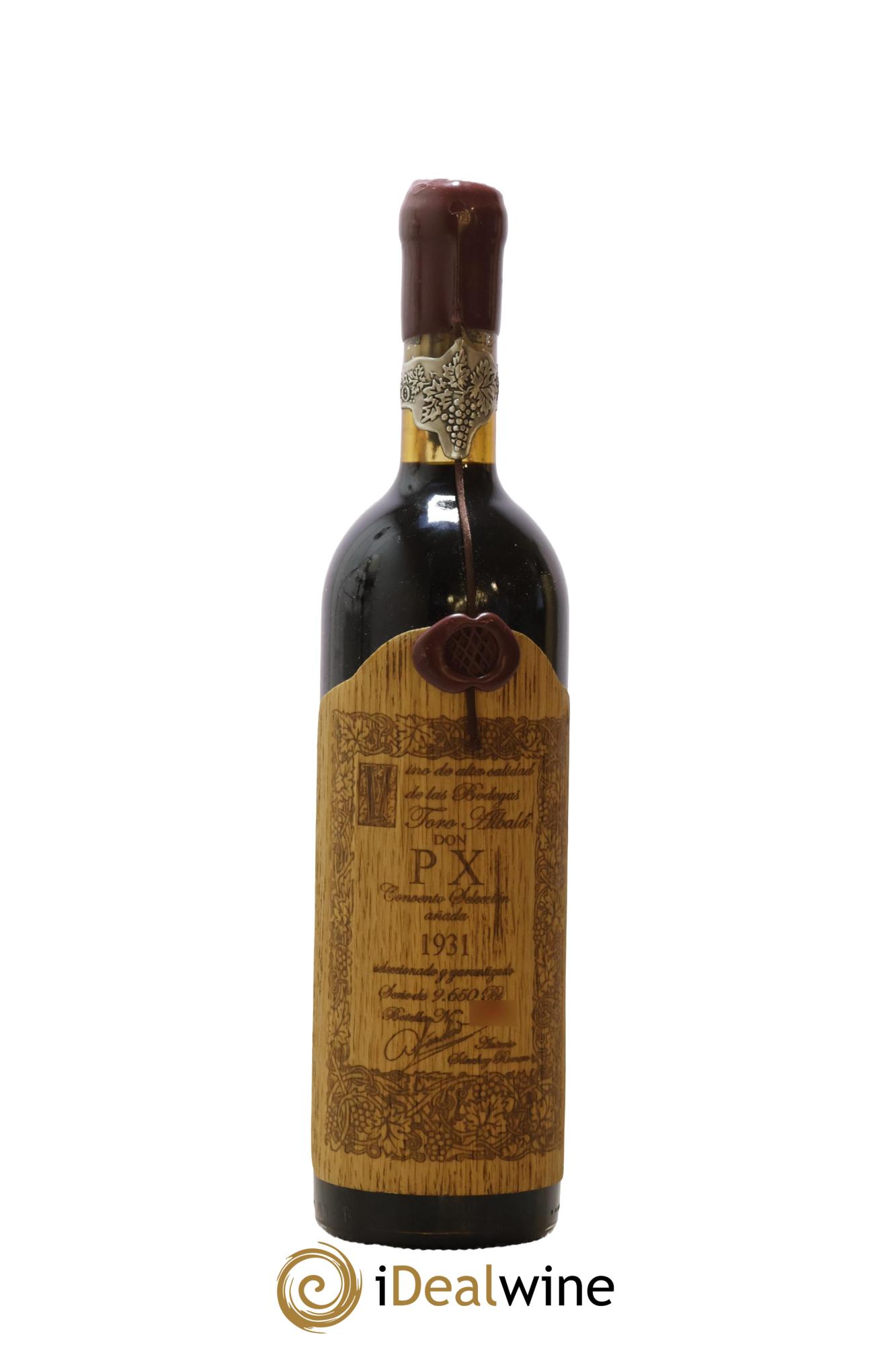Montilla Moriles Don PX Convento Seleccion Toro Albala 1931 - Lot de 1 bouteille - 1