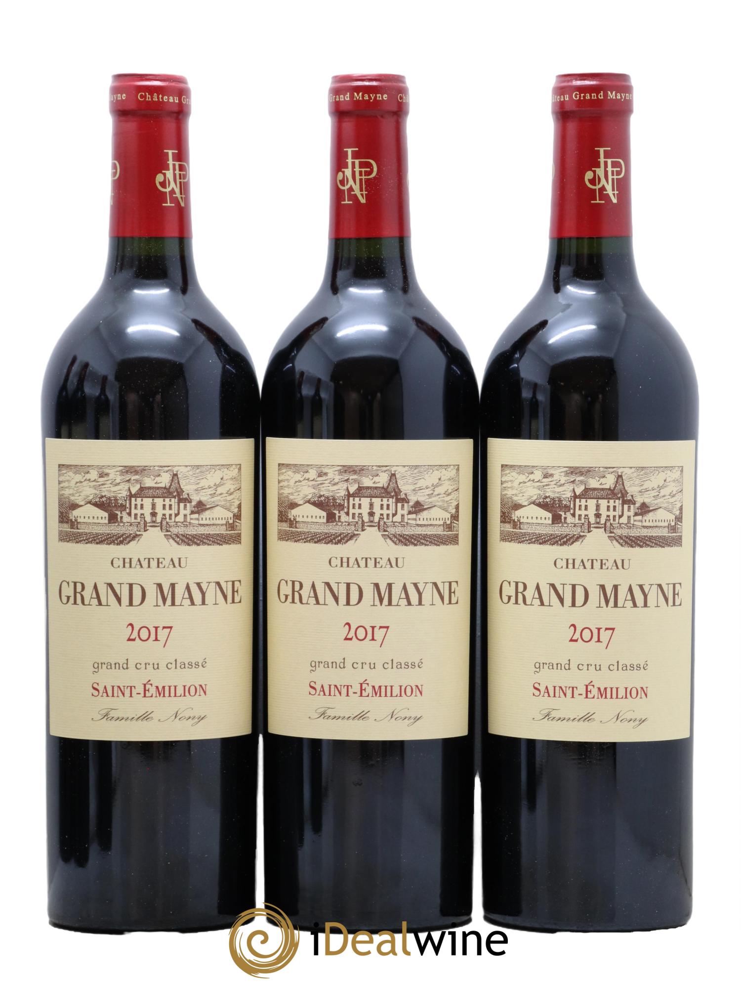Château Grand Mayne Grand Cru Classé 2017 - Lot de 6 bouteilles - 1