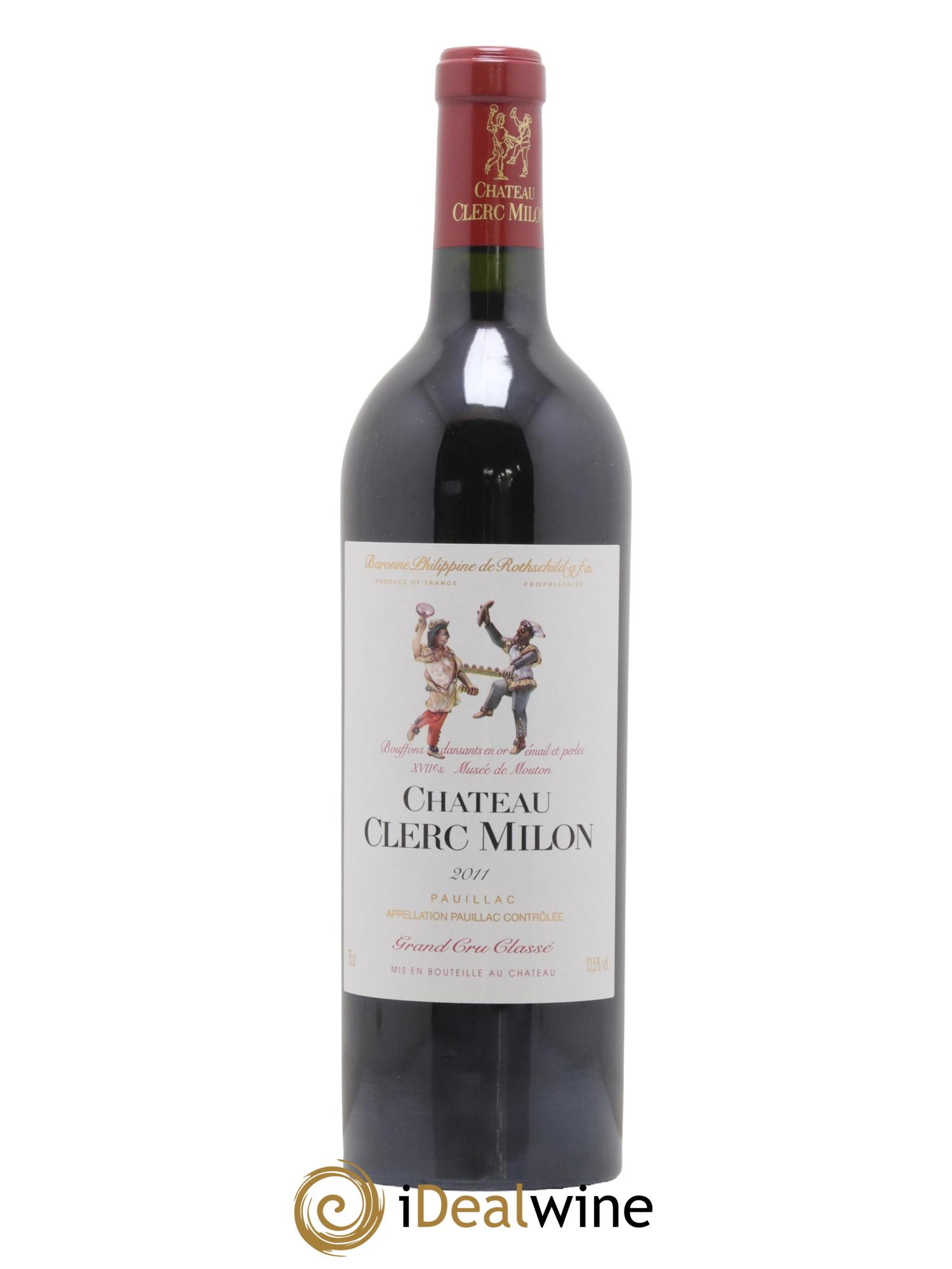 Château Clerc Milon 5ème Grand Cru Classé 2011 - Lot de 1 bouteille - 0