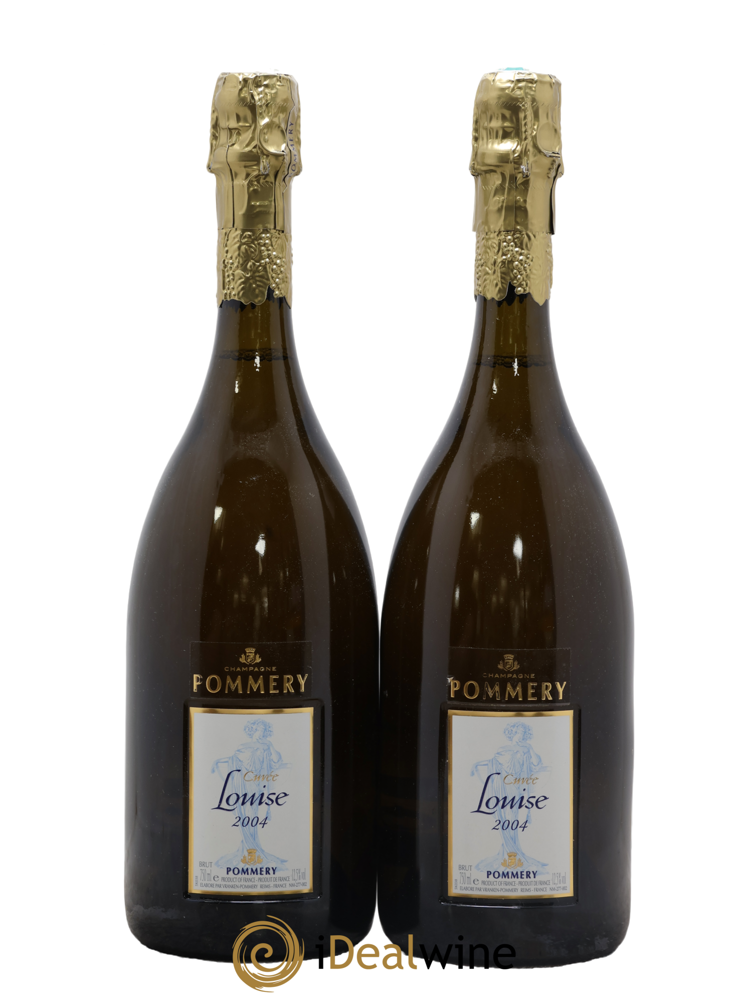 Cuvée Louise Pommery 2004 - Lot de 2 bouteilles - 0
