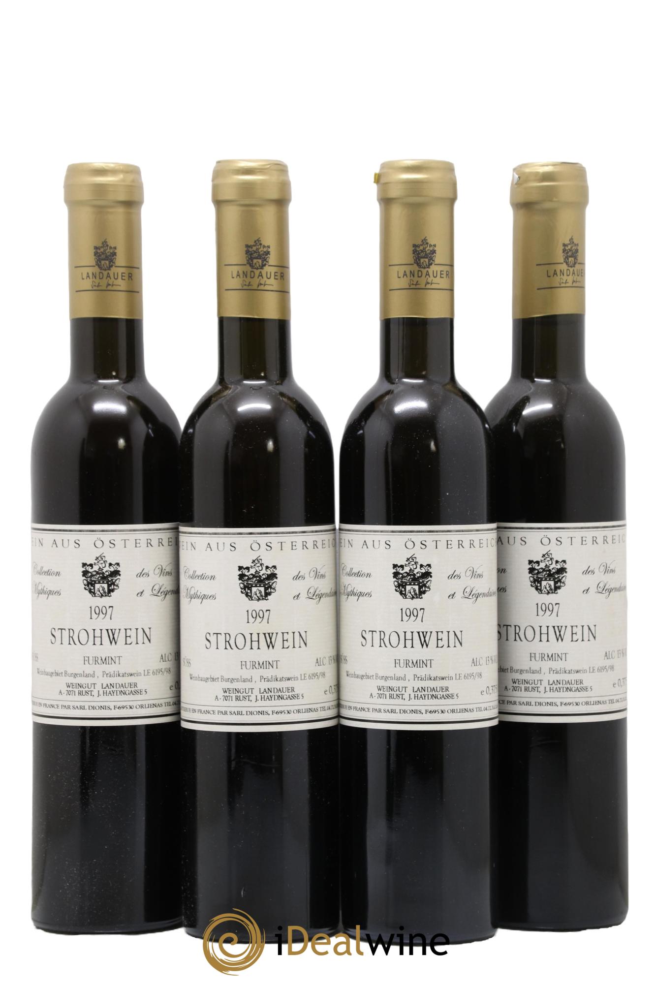 Autriche Strohwein Furmint Collection Mythiques 1997 - Lotto di 4 mezze bottiglie - 0