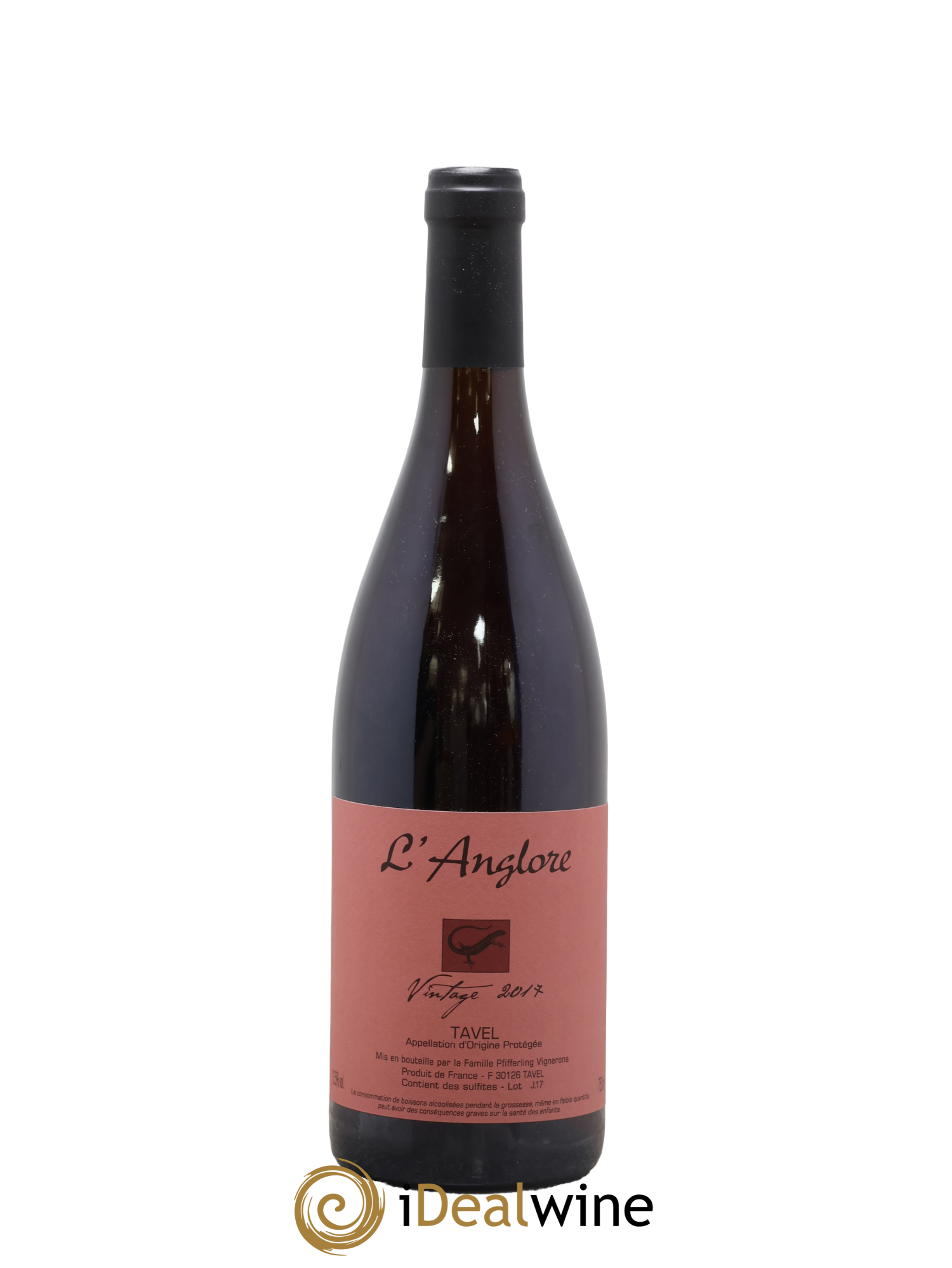 Tavel Vintage L'Anglore 2017 - Lotto di 1 bottiglia - 0