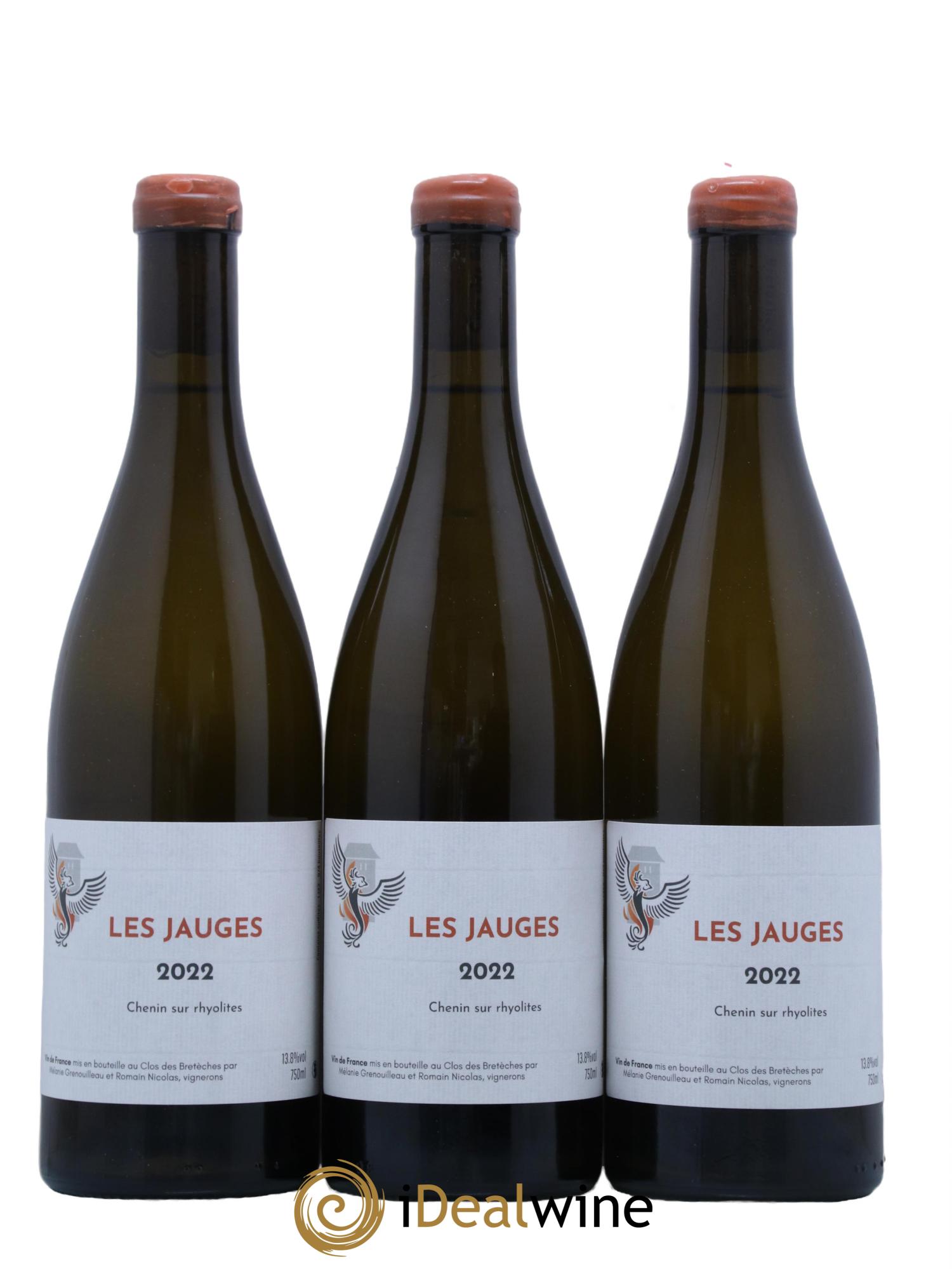 Vin de France Les Jauges Clos des Breteches 2022 - Lot de 3 bouteilles - 0