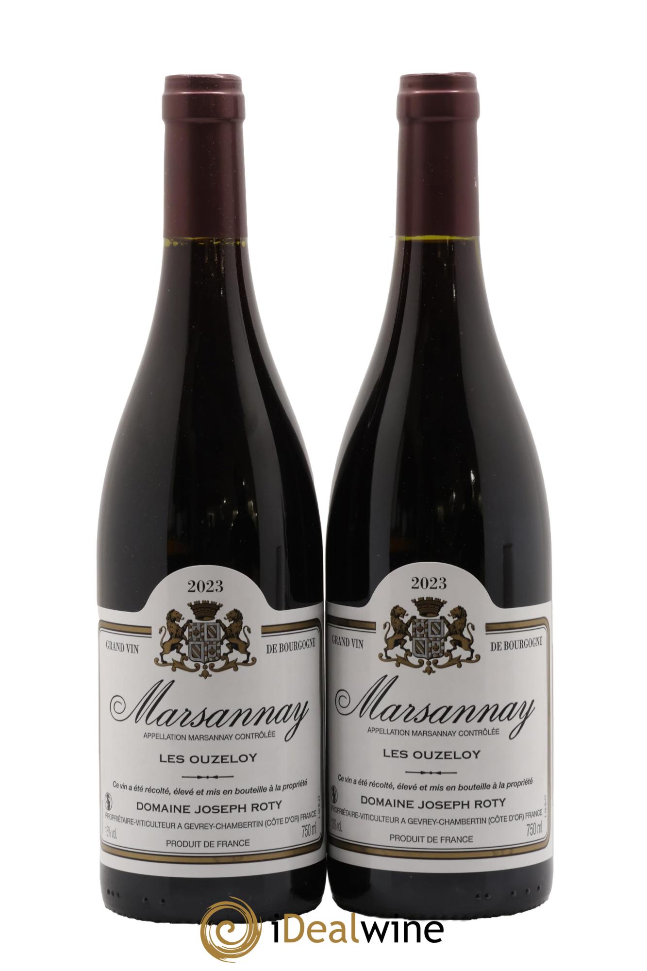 Marsannay Les Ouzeloy Roty Joseph 2023 - Lot de 2 bouteilles - 0
