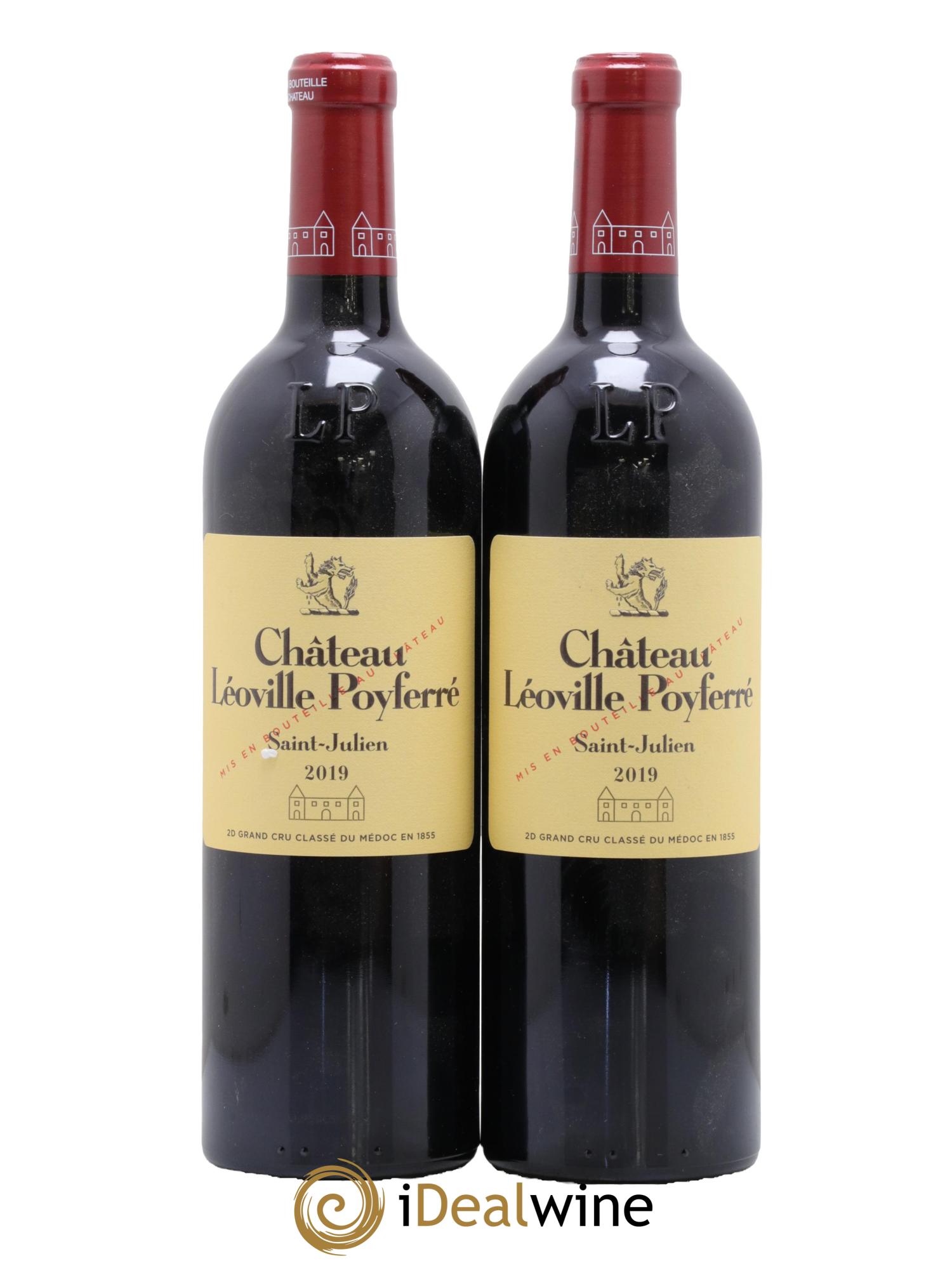 Château Léoville Poyferré 2ème Grand Cru Classé 2019 - Lot de 2 bouteilles - 0