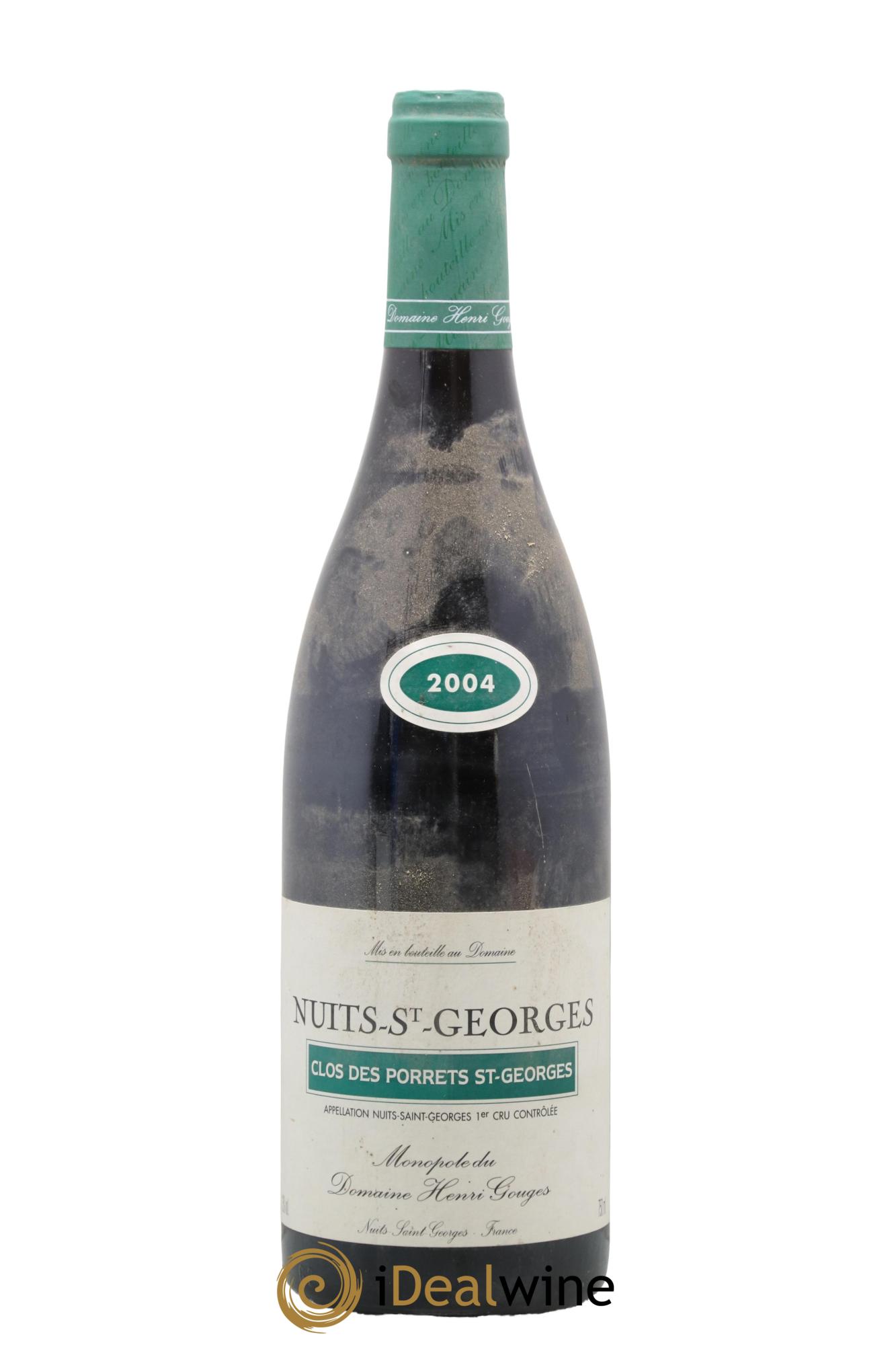 Nuits-Saint-Georges 1er Cru Clos des Porrets St Georges Henri Gouges 2004 - Lot of 1 bottle - 0