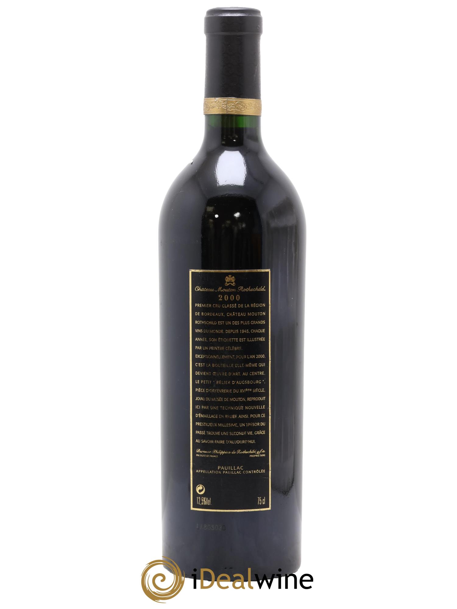 Château Mouton Rothschild 1er Grand Cru Classé 2000 - Lot of 1 bottle - 1