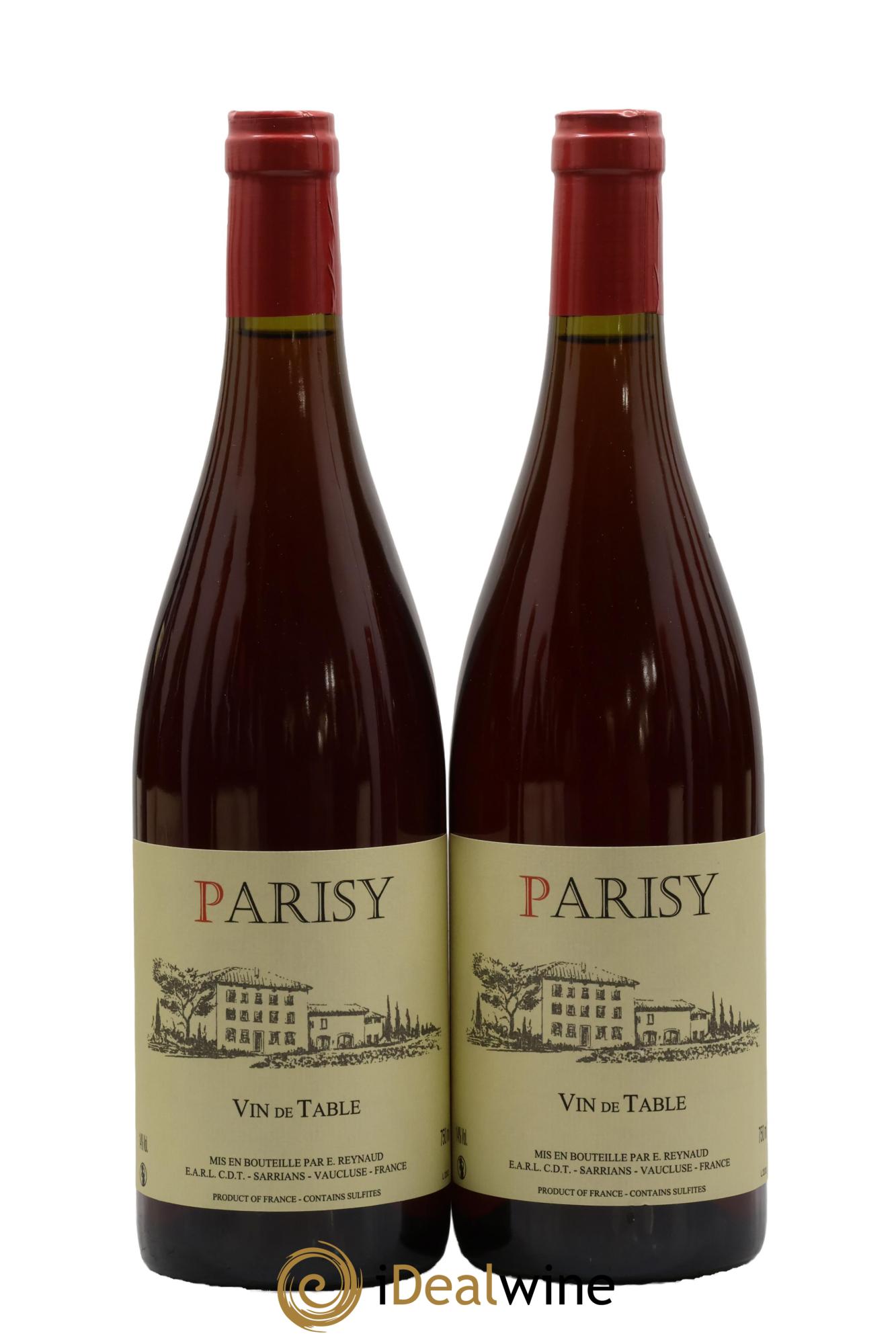 Vin de Table Parisy Emmanuel Reynaud 2022 - Posten von 2 Flaschen - 0