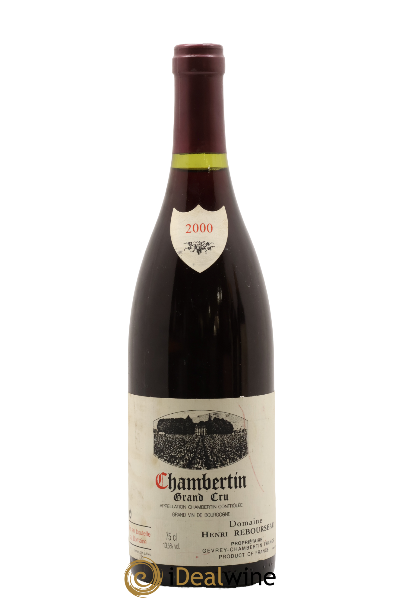 Chambertin Grand Cru Henri Rebourseau 2000 - Lotto di 1 bottiglia - 0