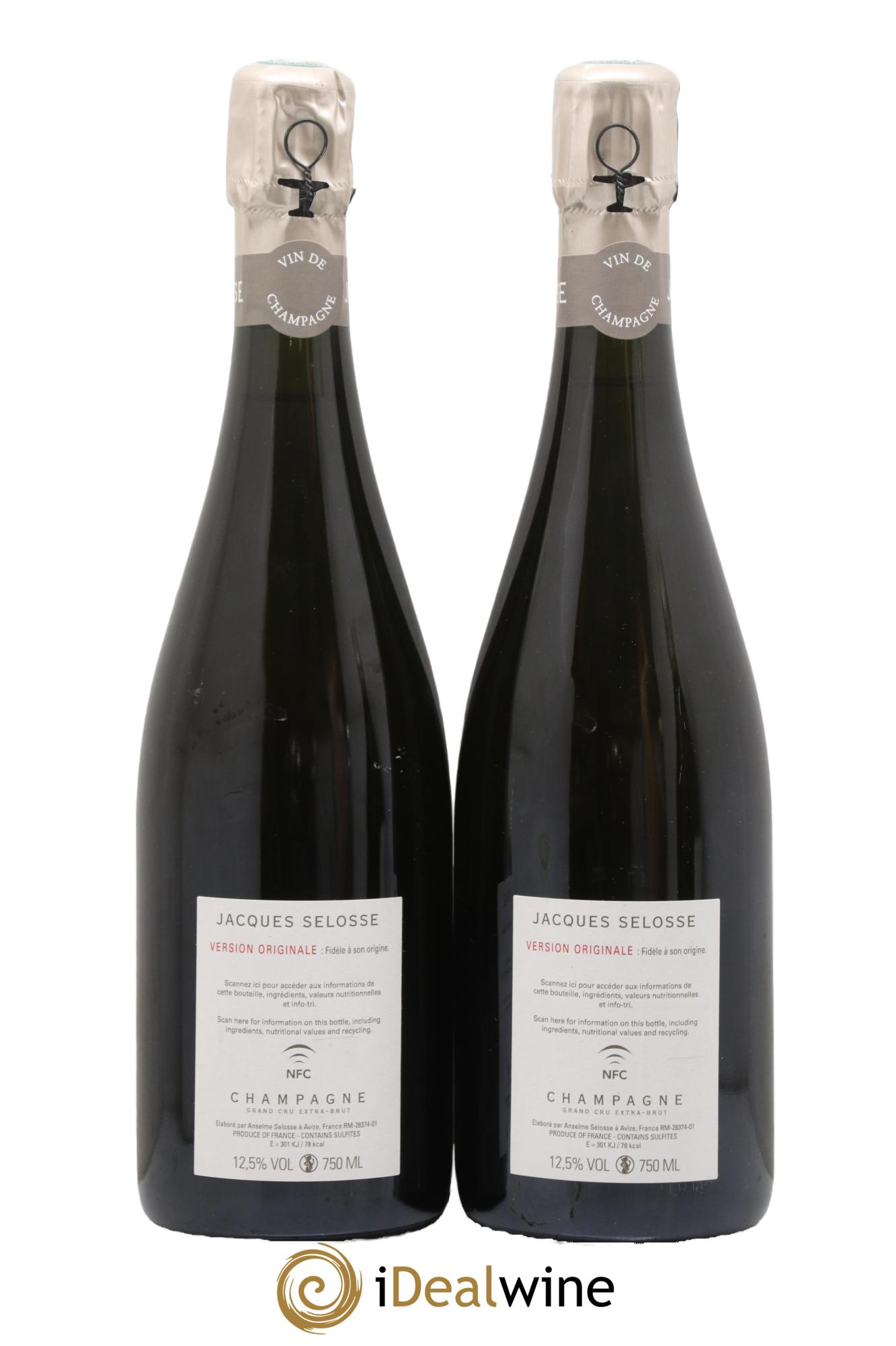 Version Originale Jacques Selosse - Lot of 2 bottles - 1