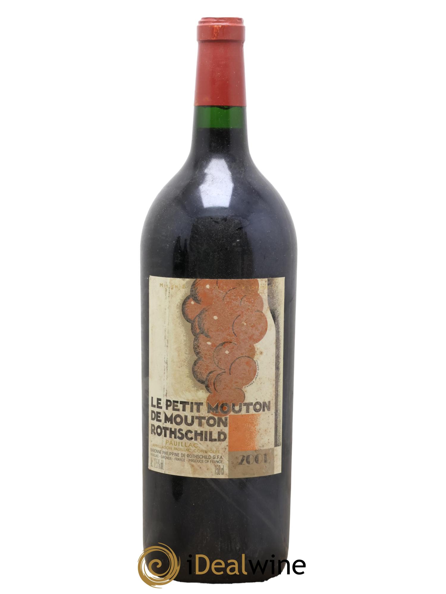 Petit Mouton Second Vin 2001 - Lotto di 1 magnum - 0