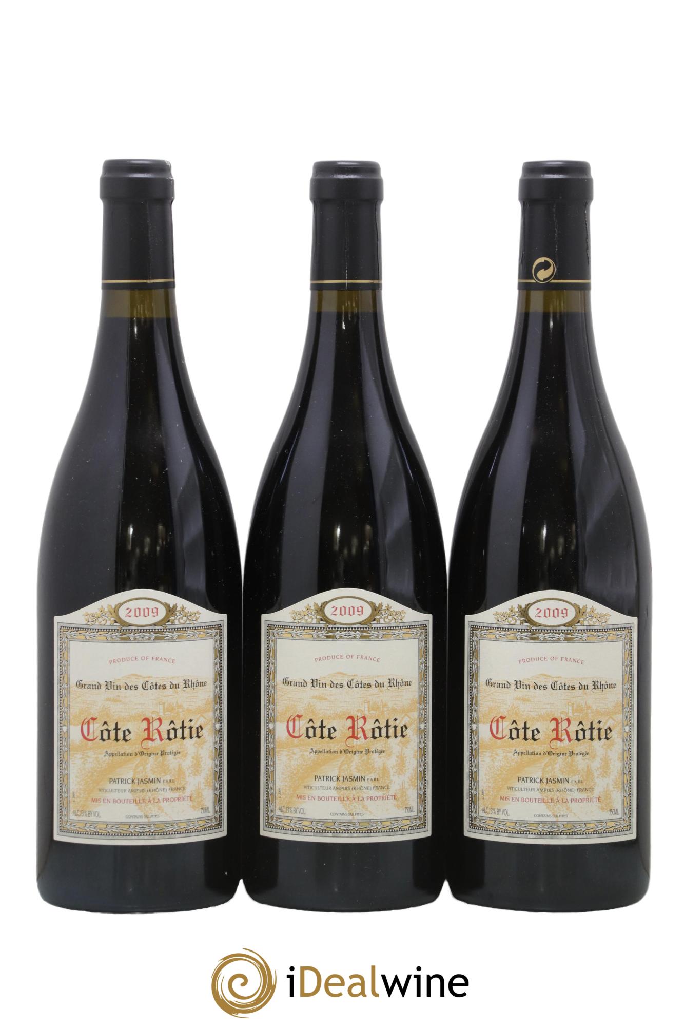 Côte-Rôtie Jasmin (Domaine) 2009 - Posten von 3 Flaschen - 0