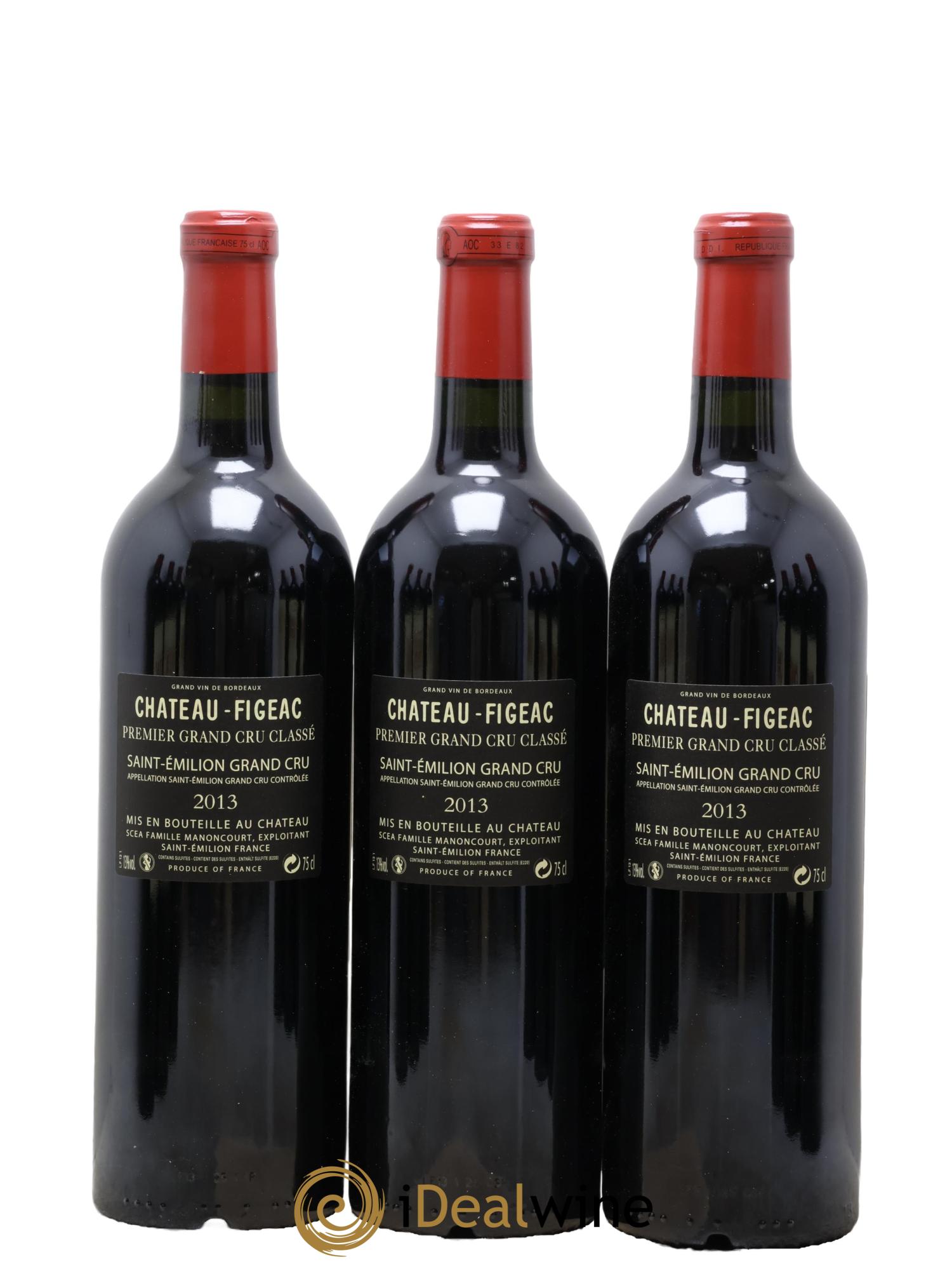 Château Figeac 1er Grand Cru Classé A 2013 - Lot de 12 bouteilles - 4