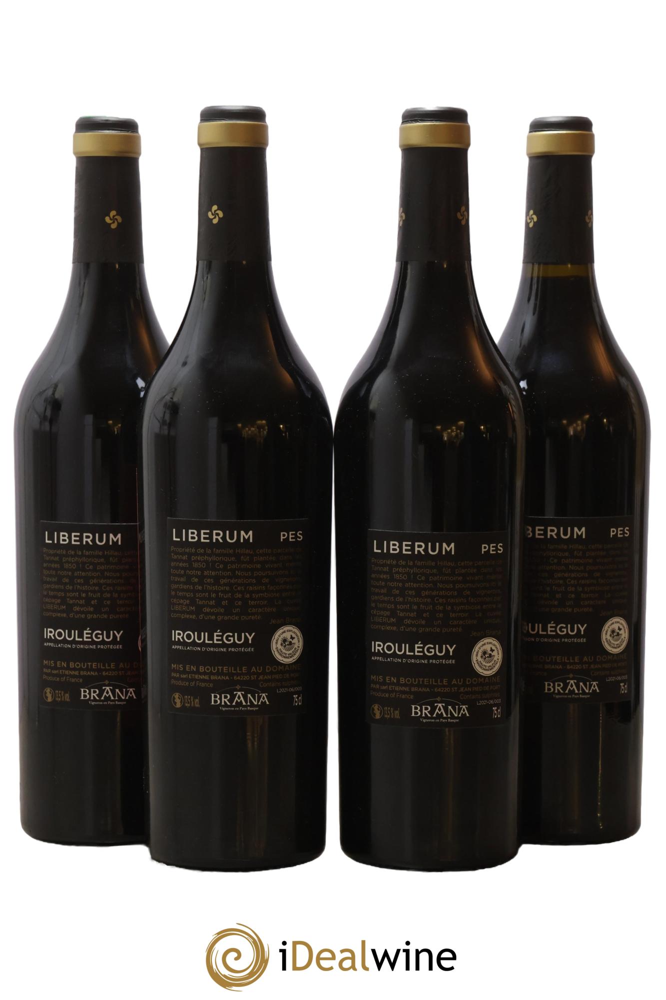 Irouléguy Liberum Pes Domaine Brana 2019 - Posten von 4 Flaschen - 1