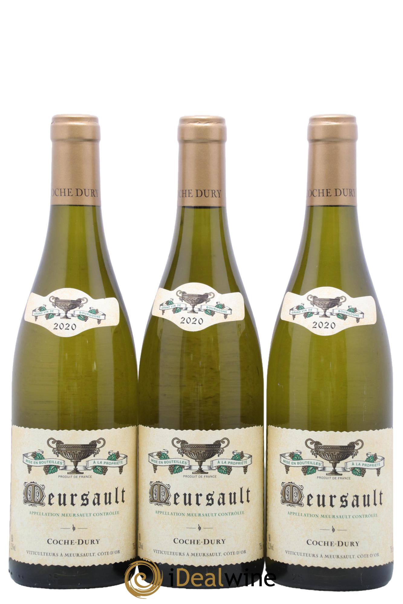 Meursault Coche Dury (Domaine) 2020 - Lot de 3 bouteilles - 0