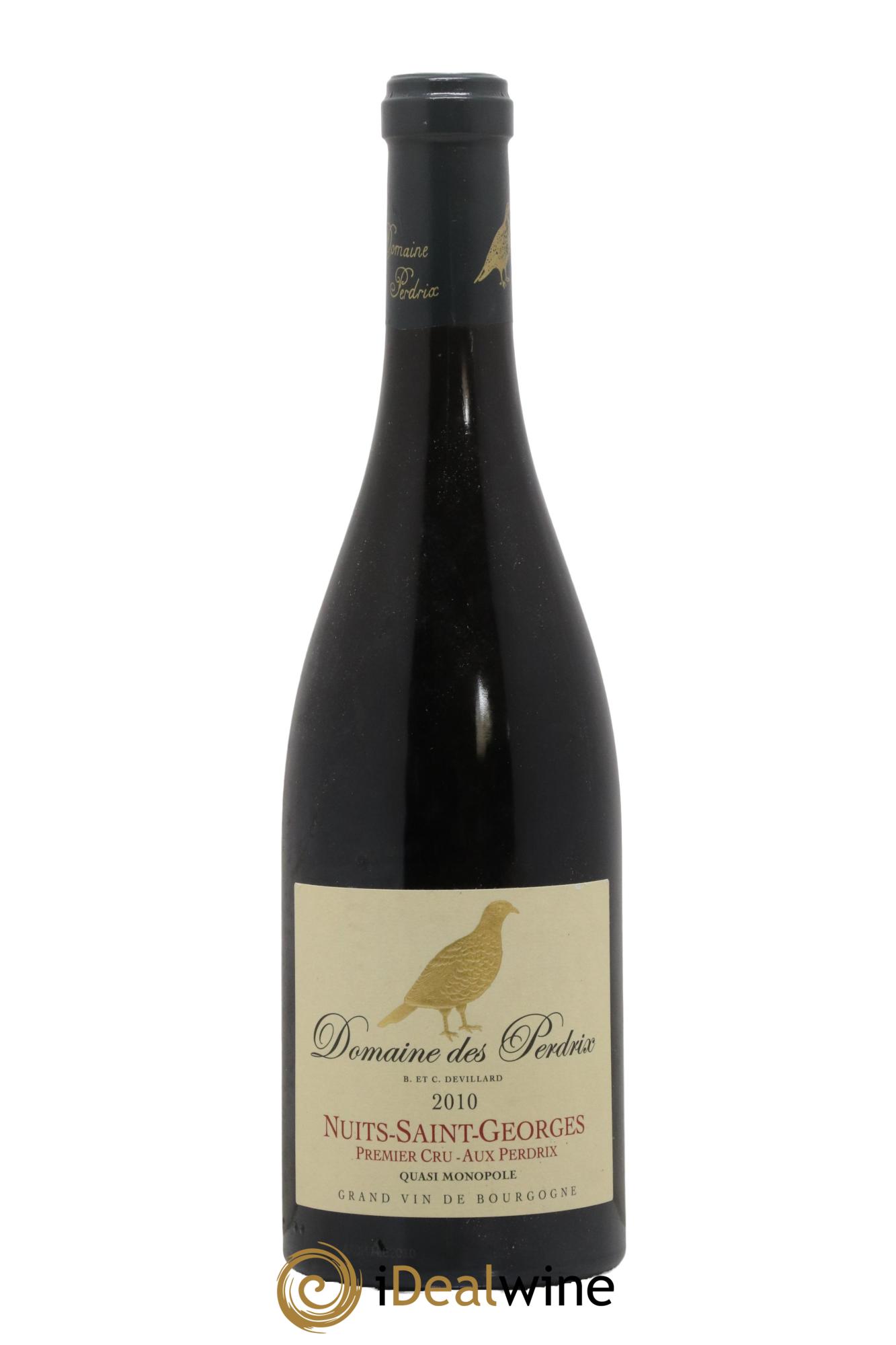 Nuits-Saint-Georges 1er Cru Aux Perdrix Perdrix (Domaine des) 2010 - Lot de 1 bouteille - 0