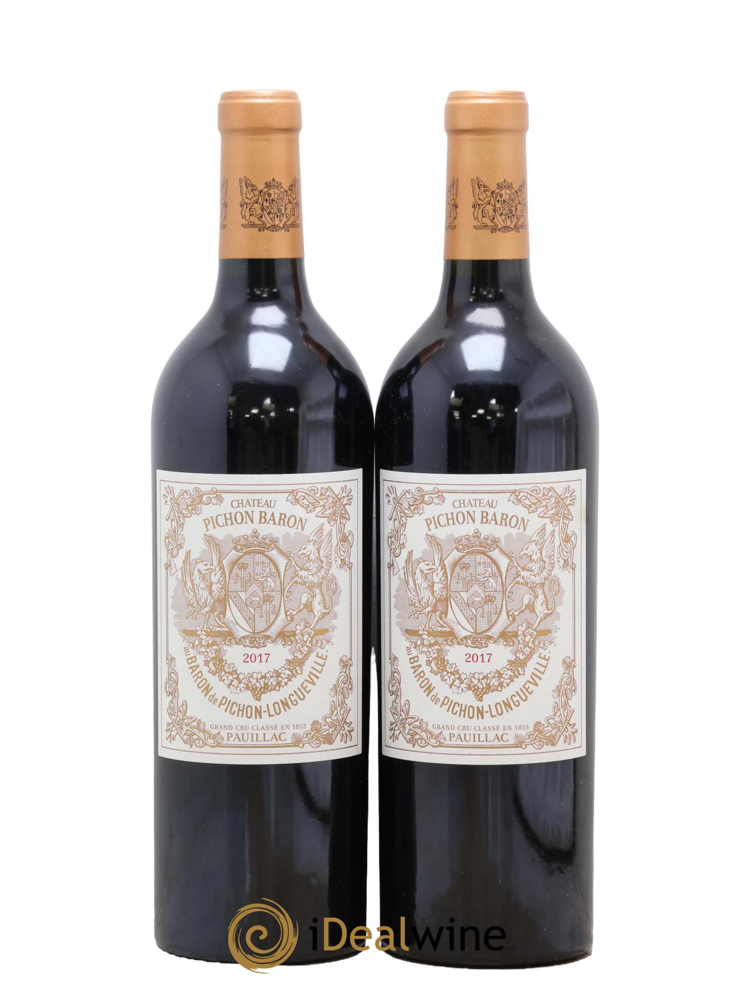 Pichon Longueville Baron 2ème Grand Cru Classé 2017 - Lot de 2 bouteilles - 0