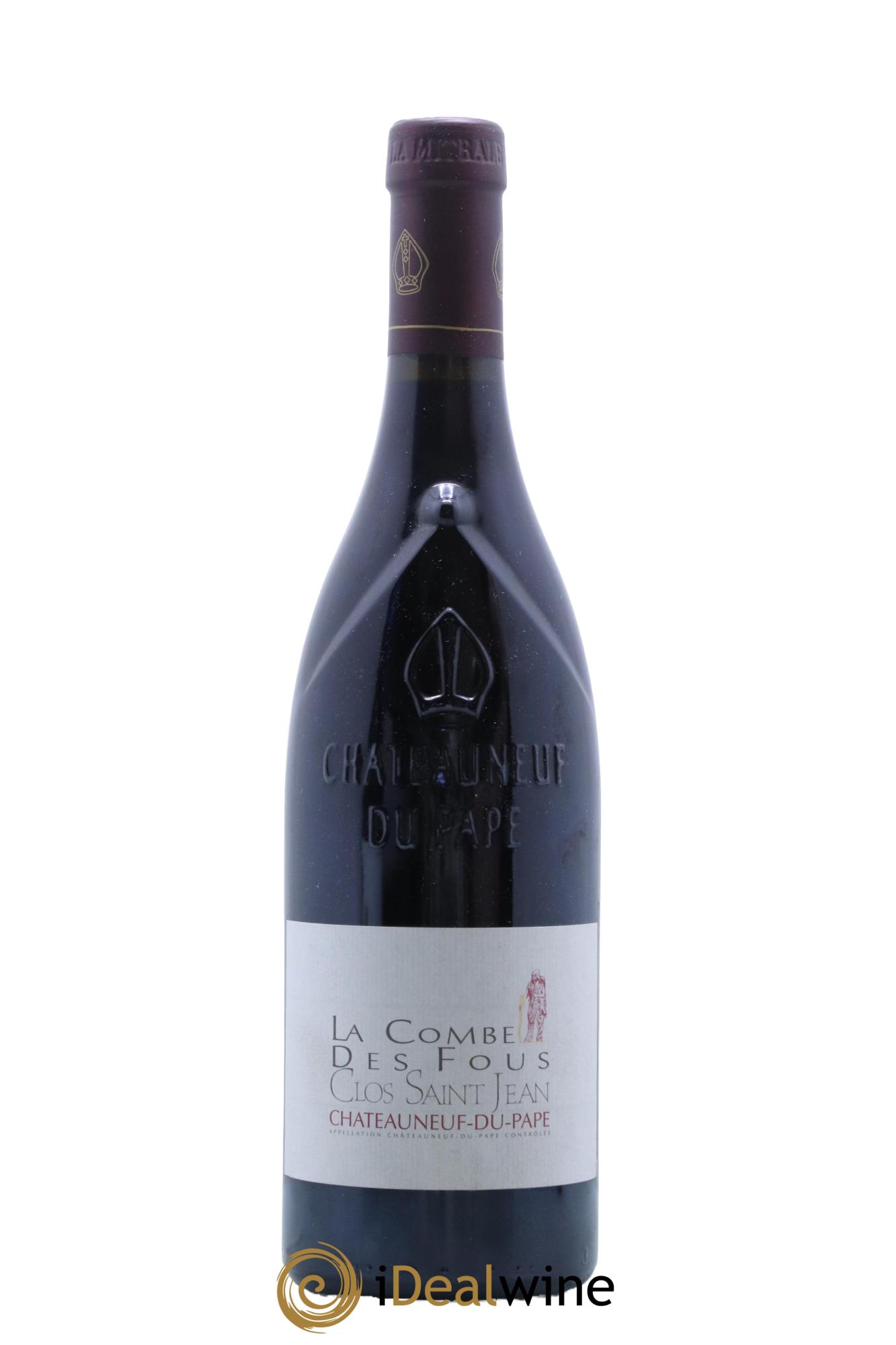 Châteauneuf-du-Pape Clos Saint-Jean La Combe des Fous Pascal et Vincent Maurel 2009 - Posten von 1 Flasche - 0