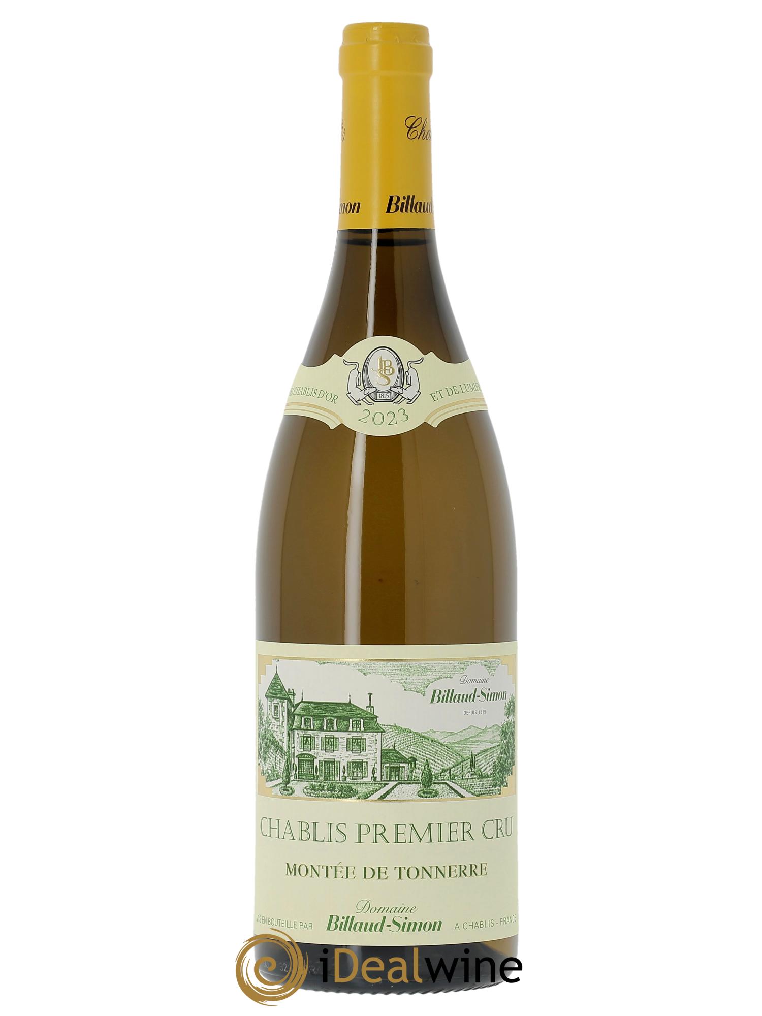 Chablis 1er Cru Montée de Tonnerre Billaud-Simon (Domaine) 2023 - Lot de 1 bouteille - 0